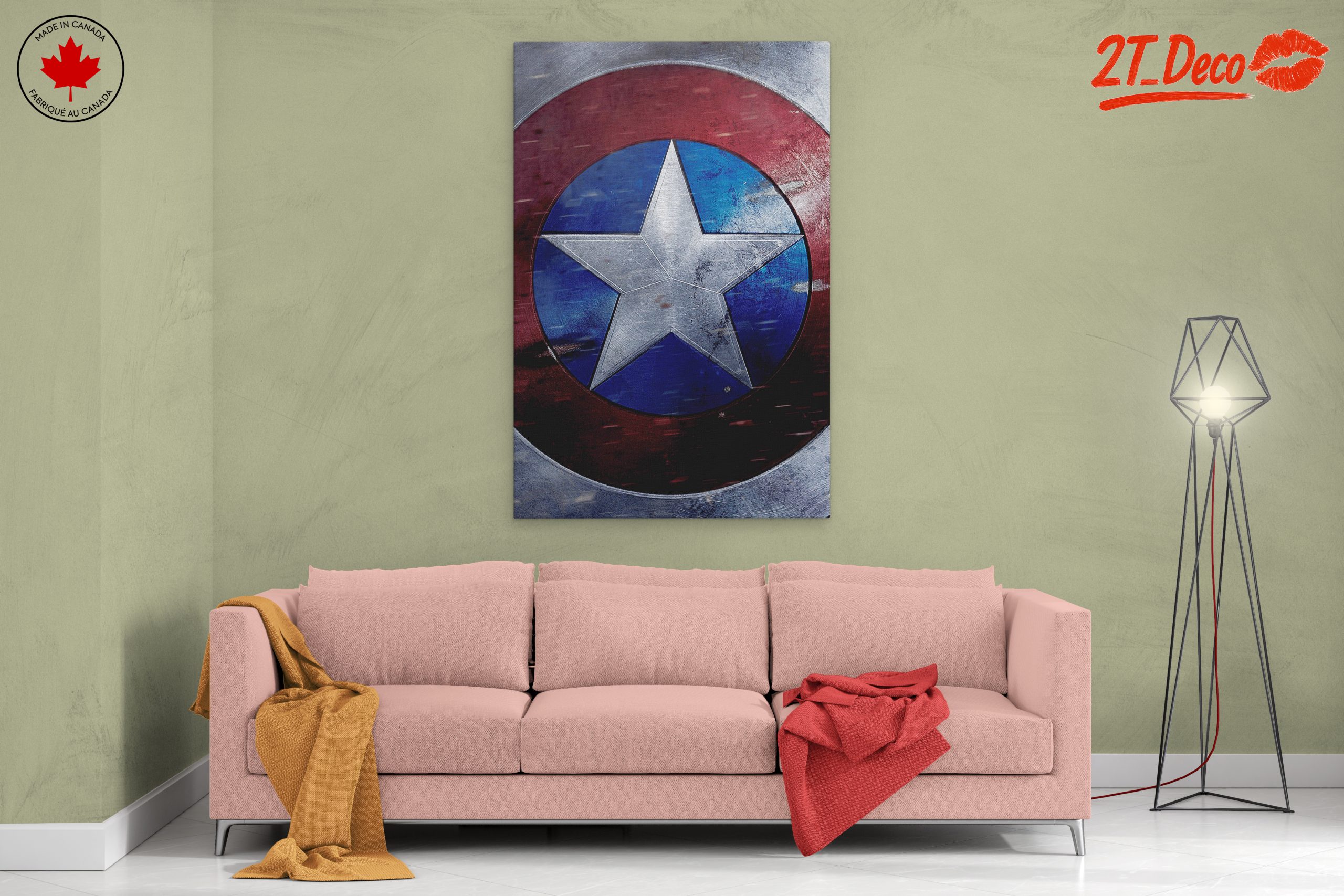 Captain America Shield Wall Art - Image 2
