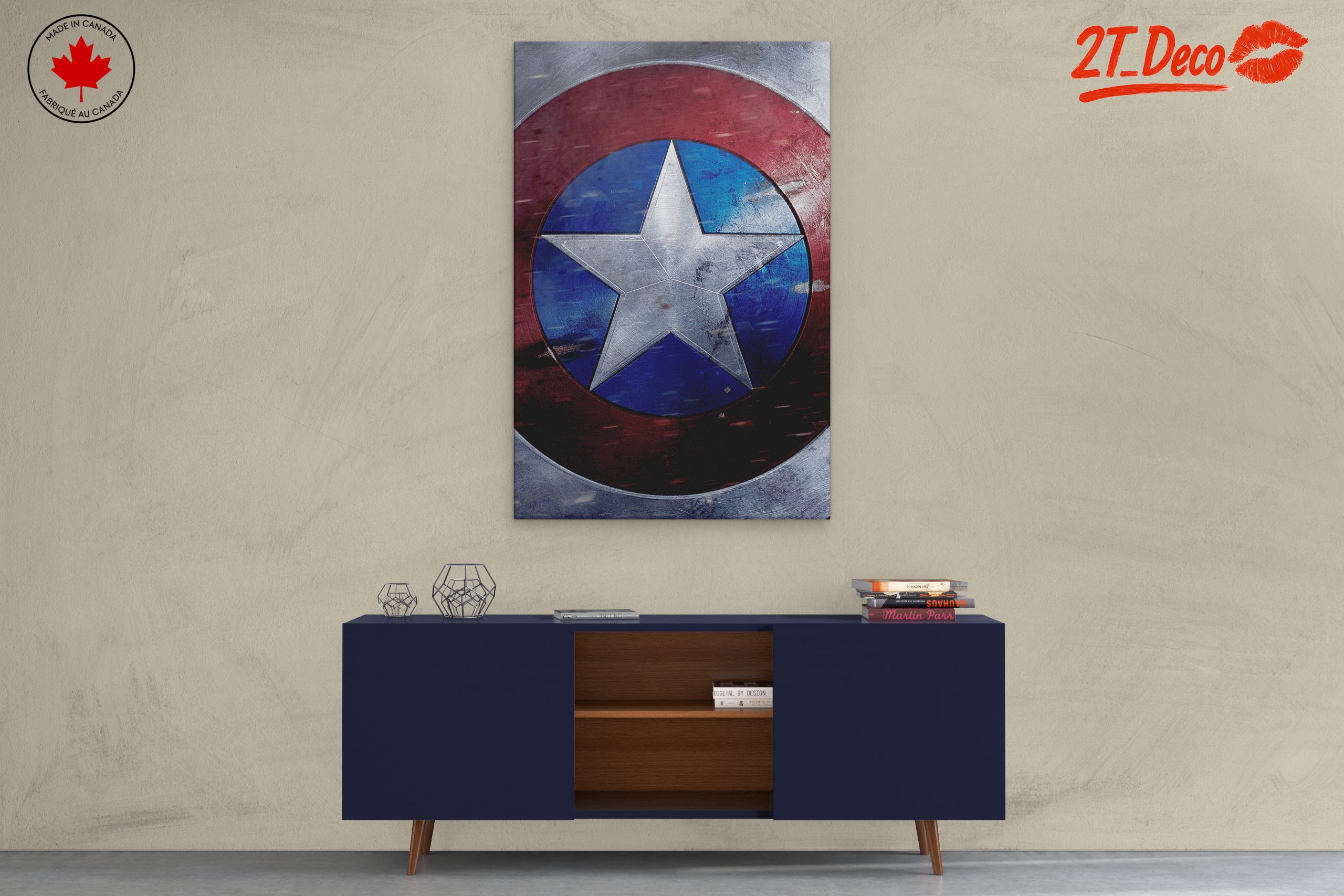 Captain America Shield Wall Art - Image 3