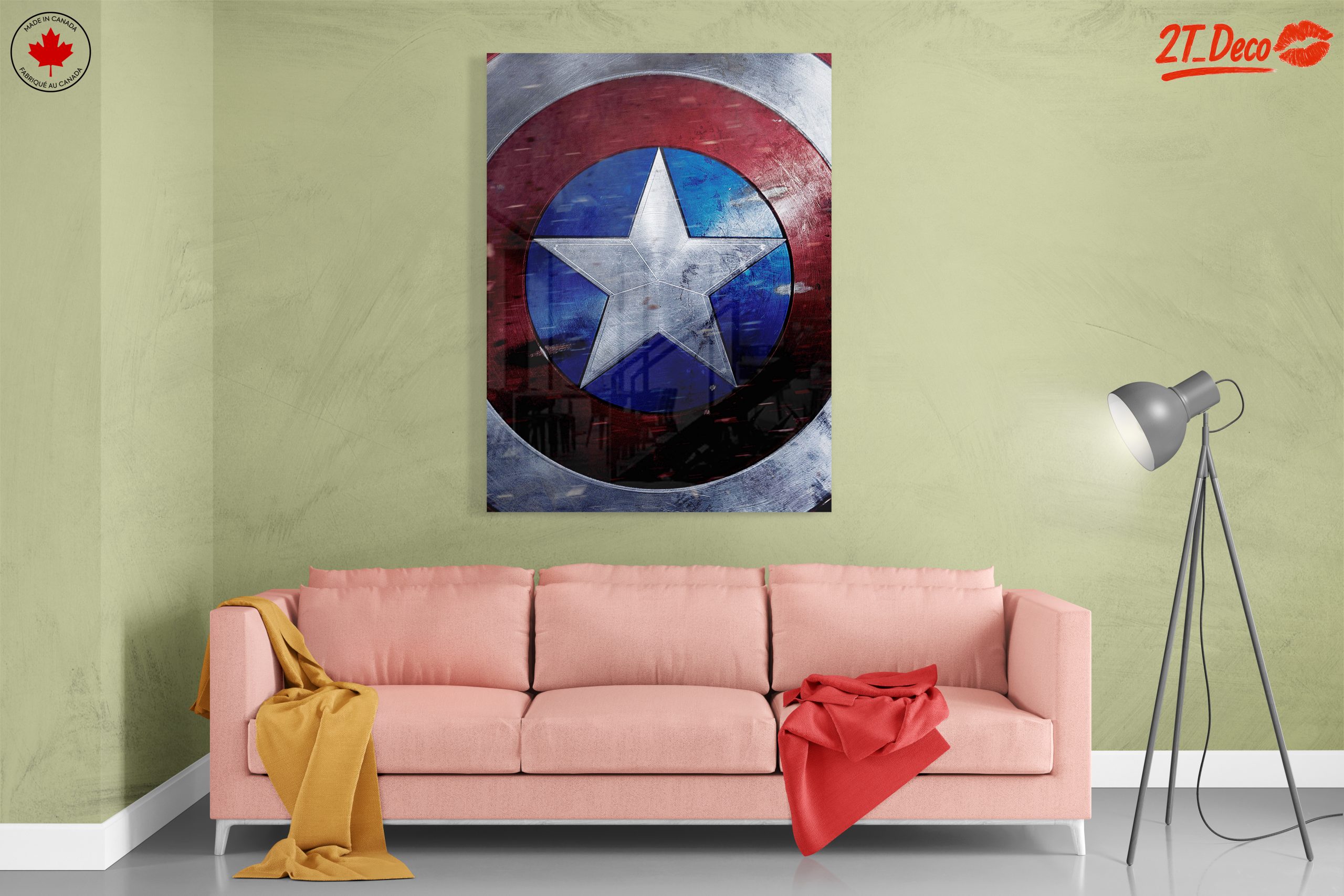 Captain America Shield Wall Art - Image 7