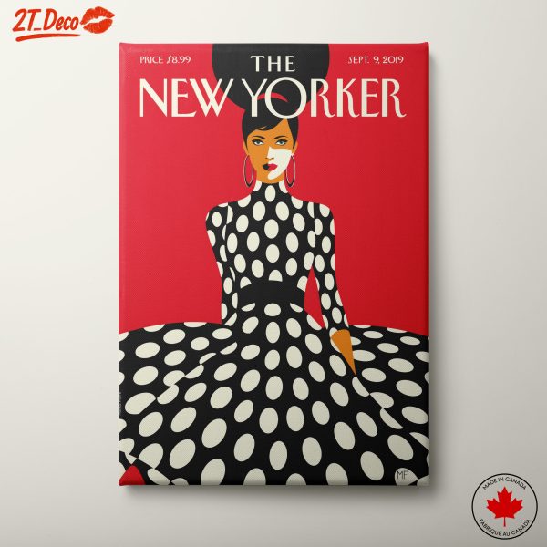 The New Yorker Cover Art Featuring Polka Dot Dress
