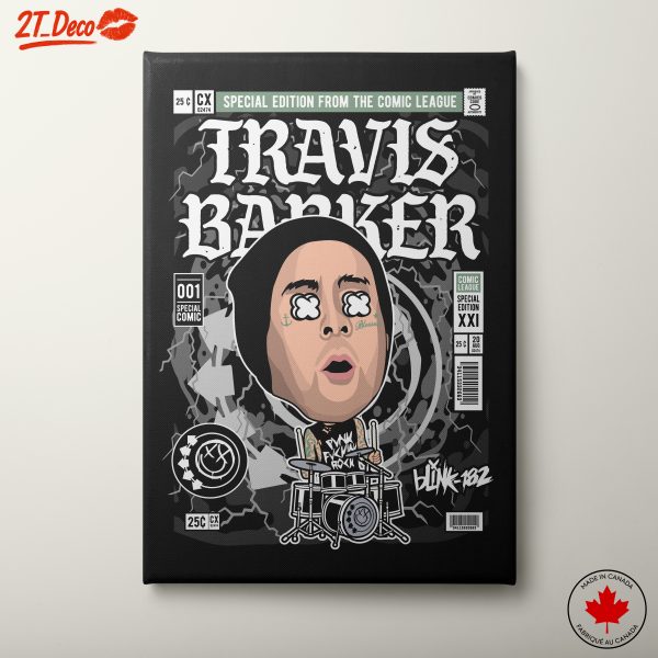Travis Barker Artistic Depiction