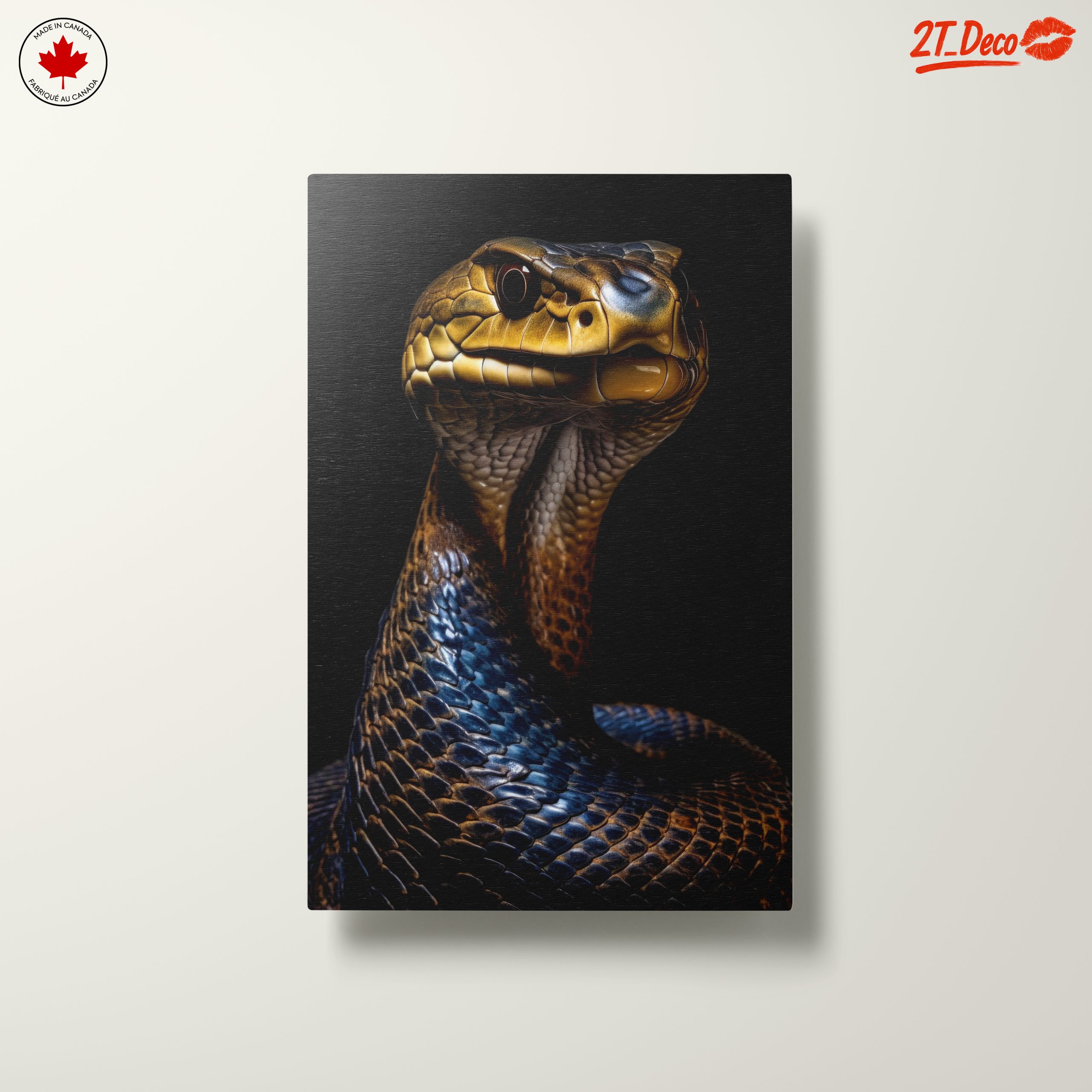 Stylized Artistic Snake Portrait - Image 10