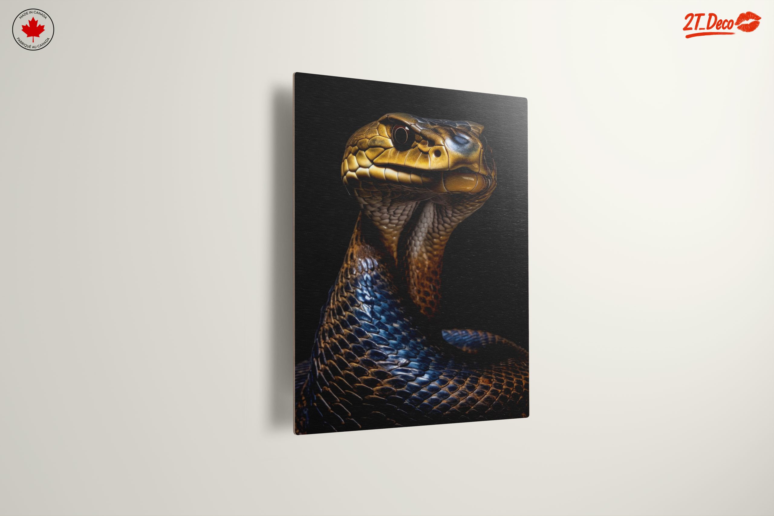 Stylized Artistic Snake Portrait - Image 13