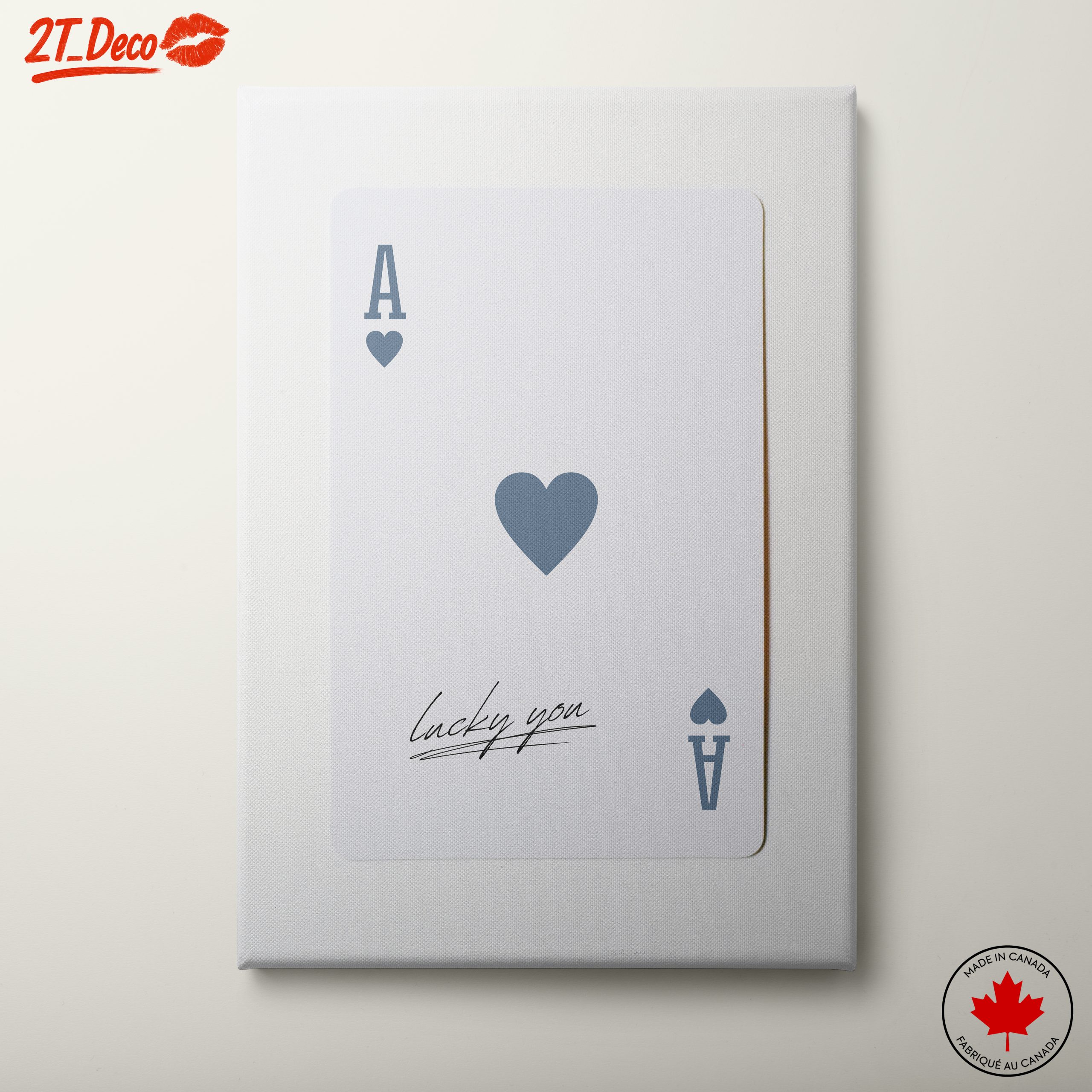 Ace of Hearts Playing Card Art 19