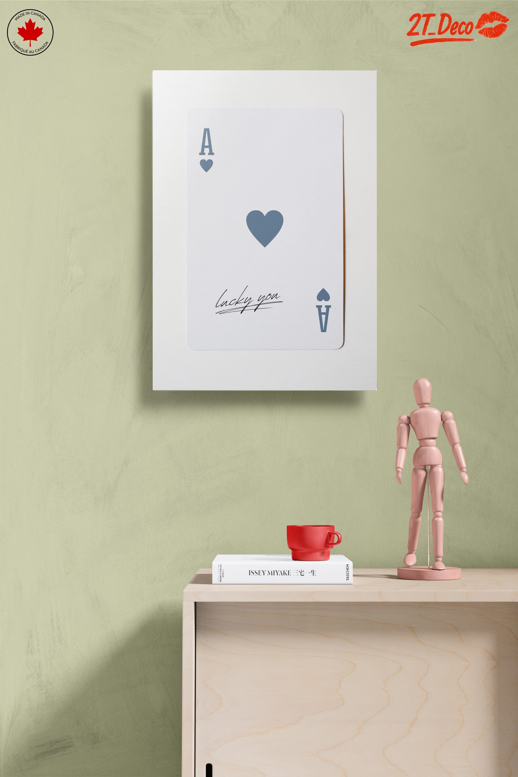 Ace of Hearts Playing Card Art 19 - Image 14