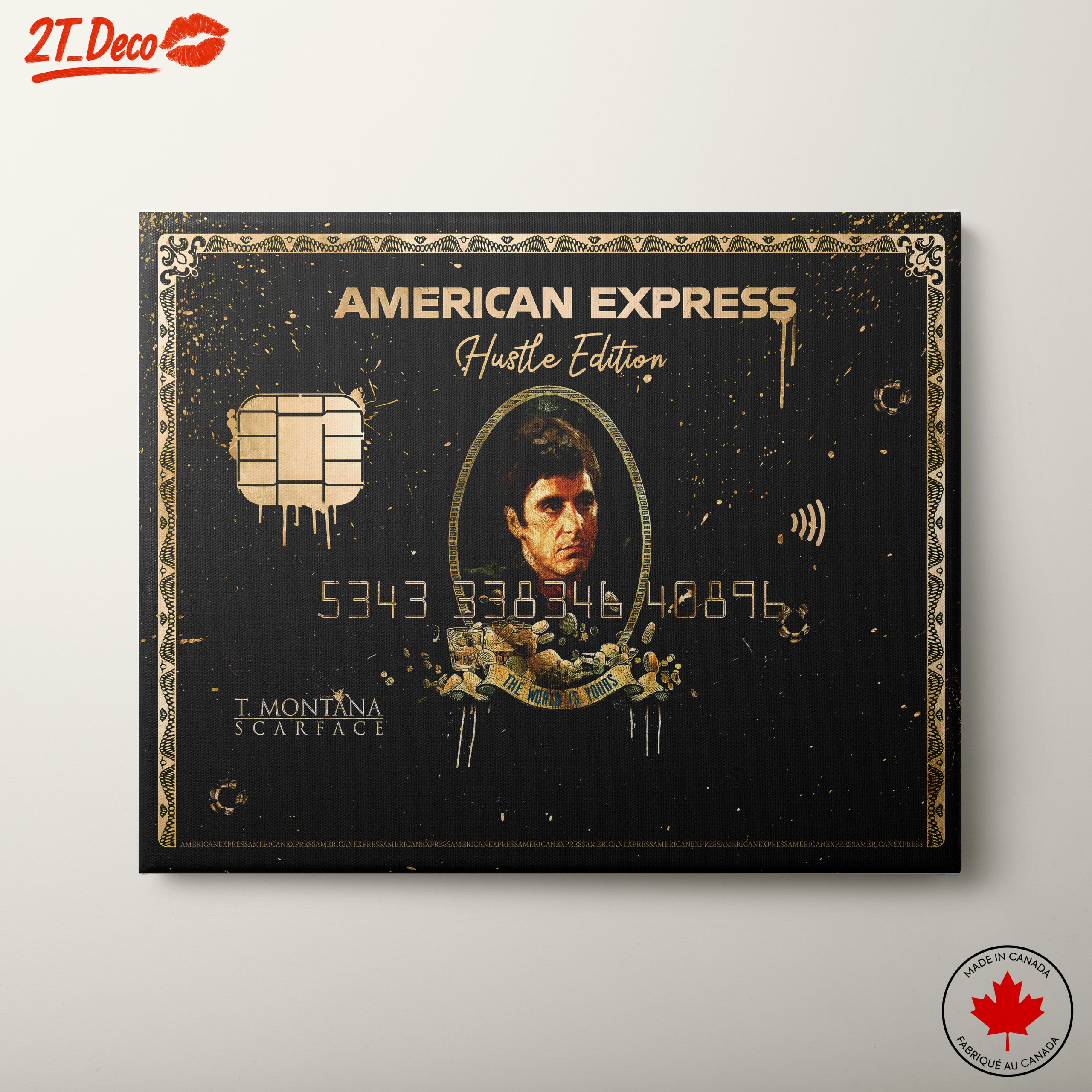 Scarface Inspired American Express Card Art