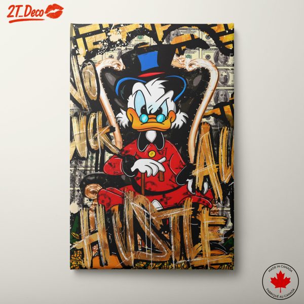Playful Cartoon Art Featuring Wealth Themes