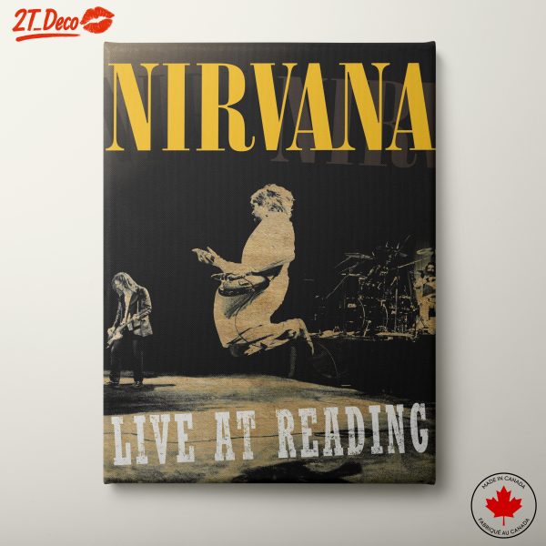 Nirvana Live at Reading Concert Art