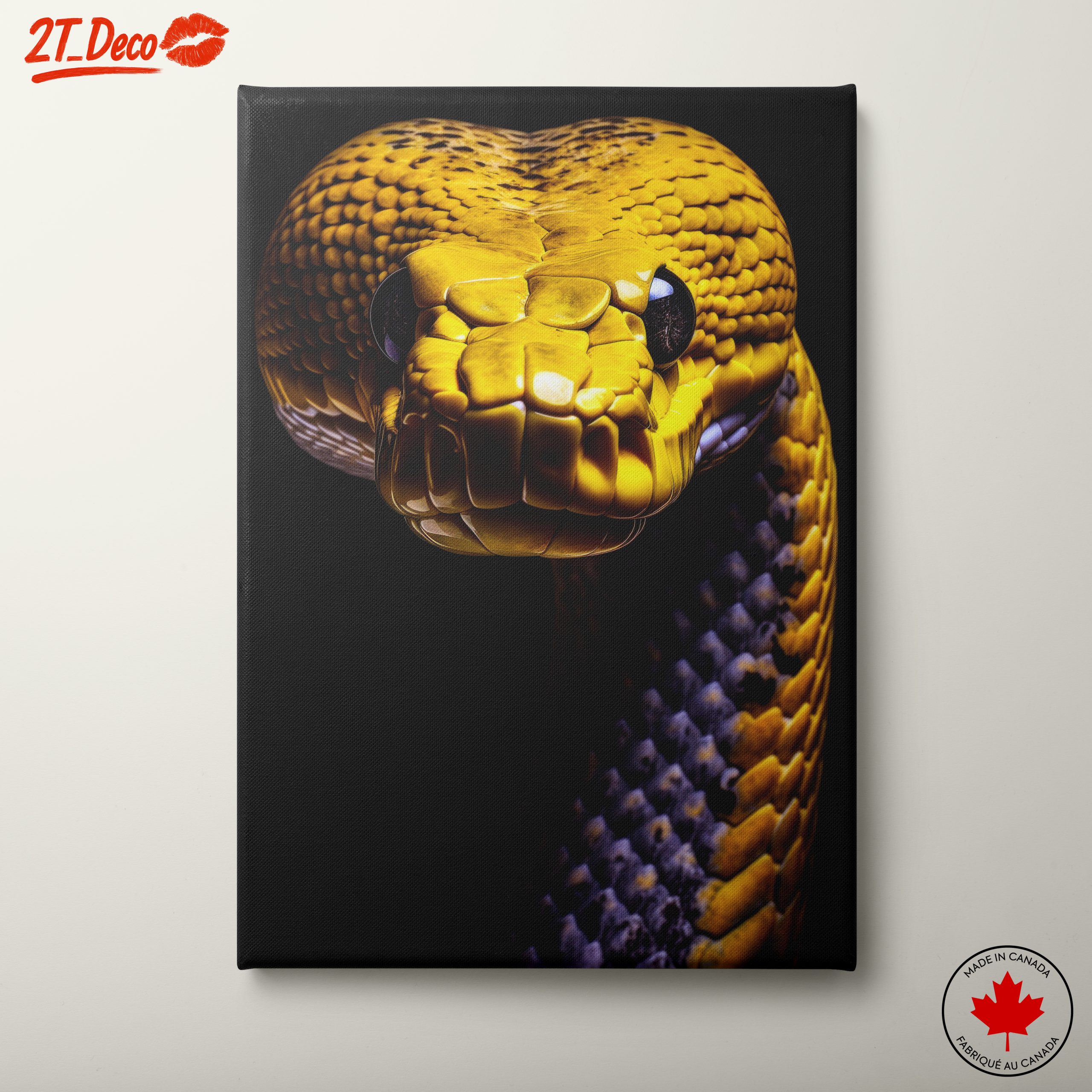 Stunning Vivid Serpent Artwork