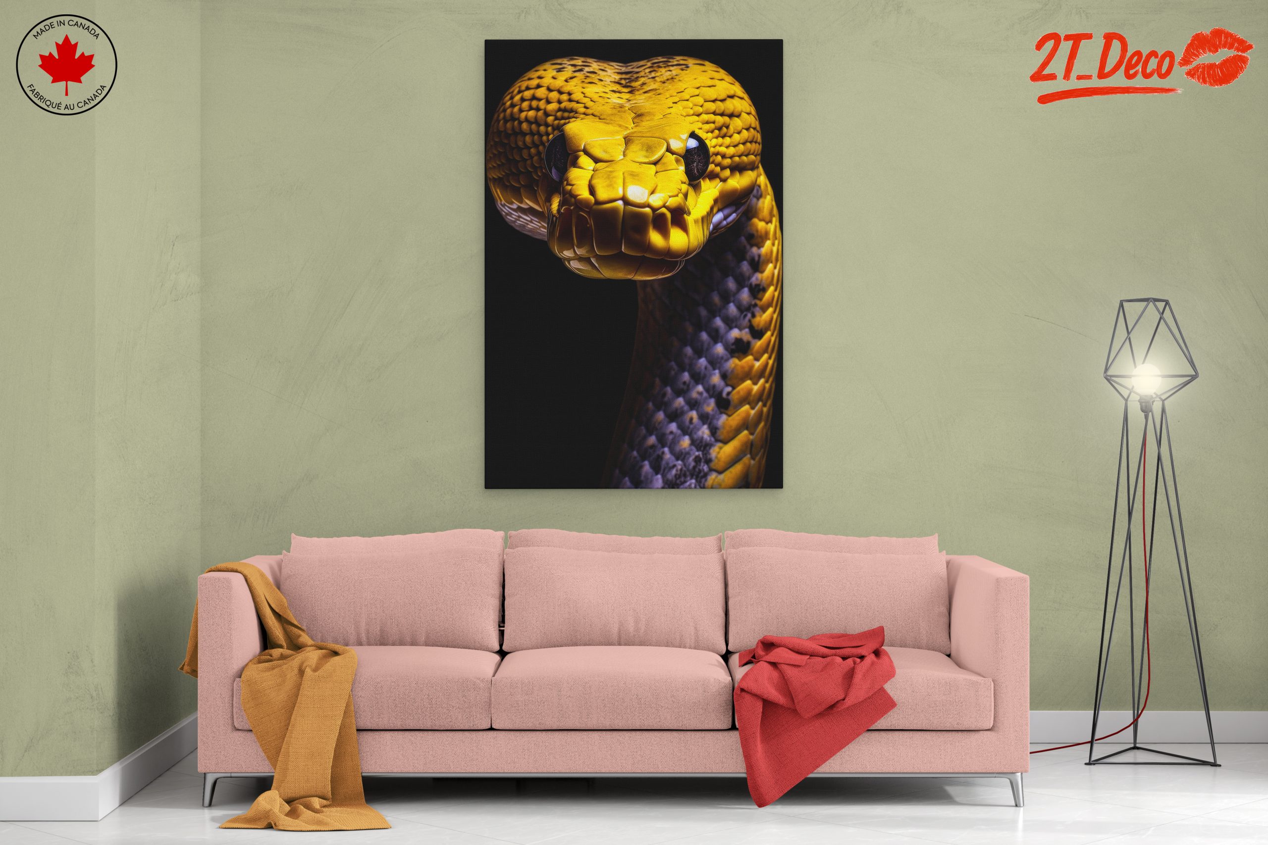 Stunning Vivid Serpent Artwork - Image 2
