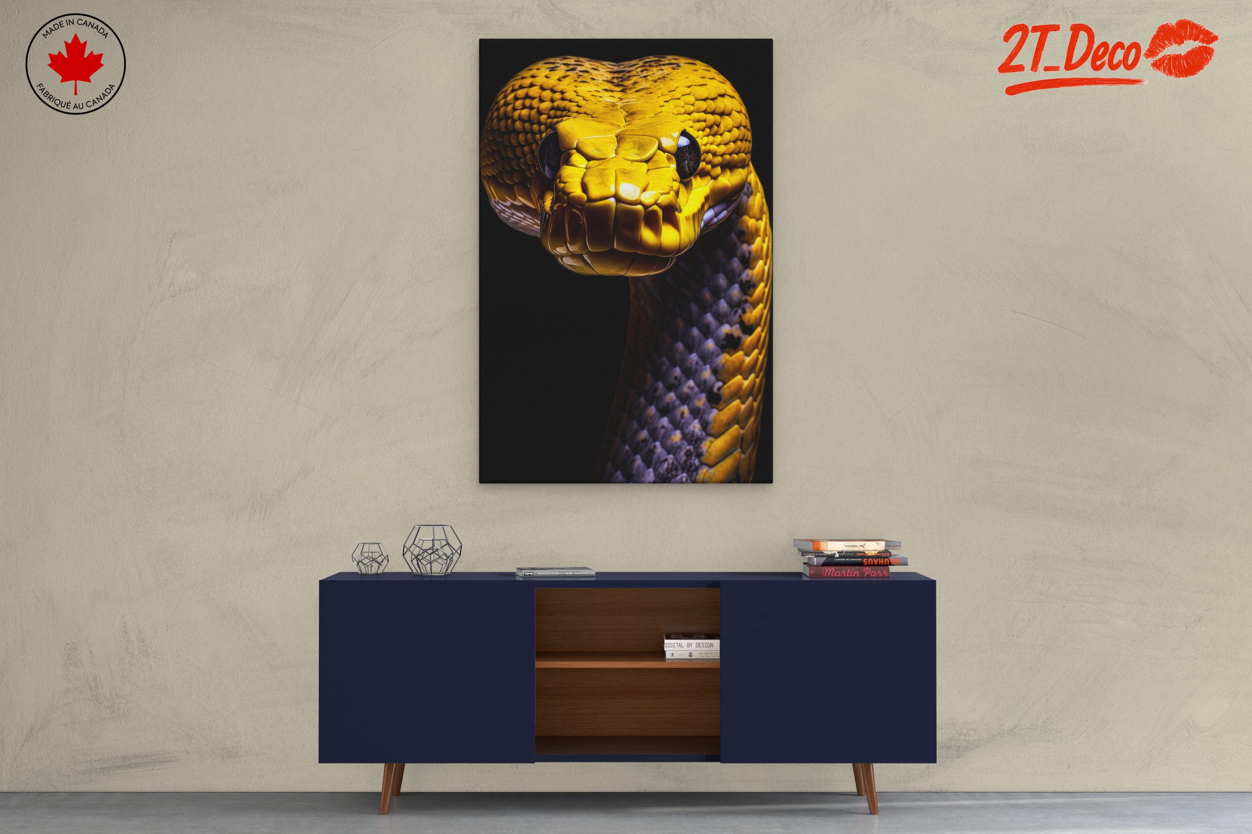 Stunning Vivid Serpent Artwork - Image 3