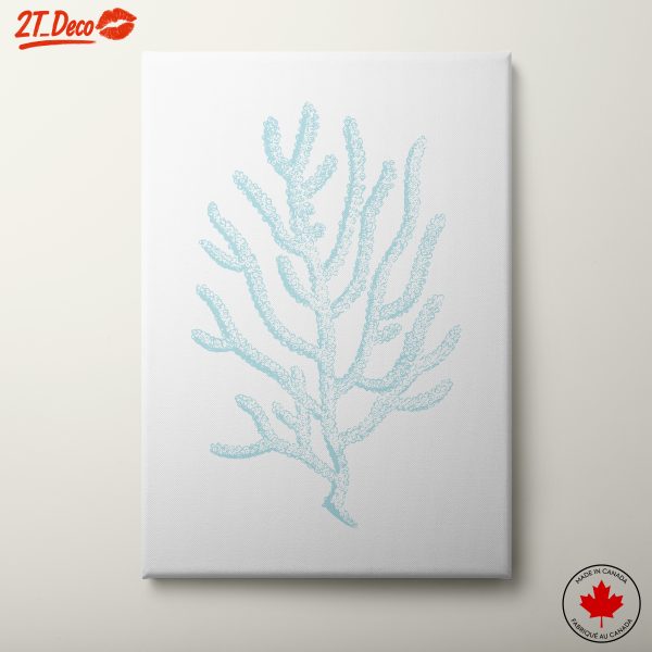 Stylized Coral Reef Art for Coastal Decor