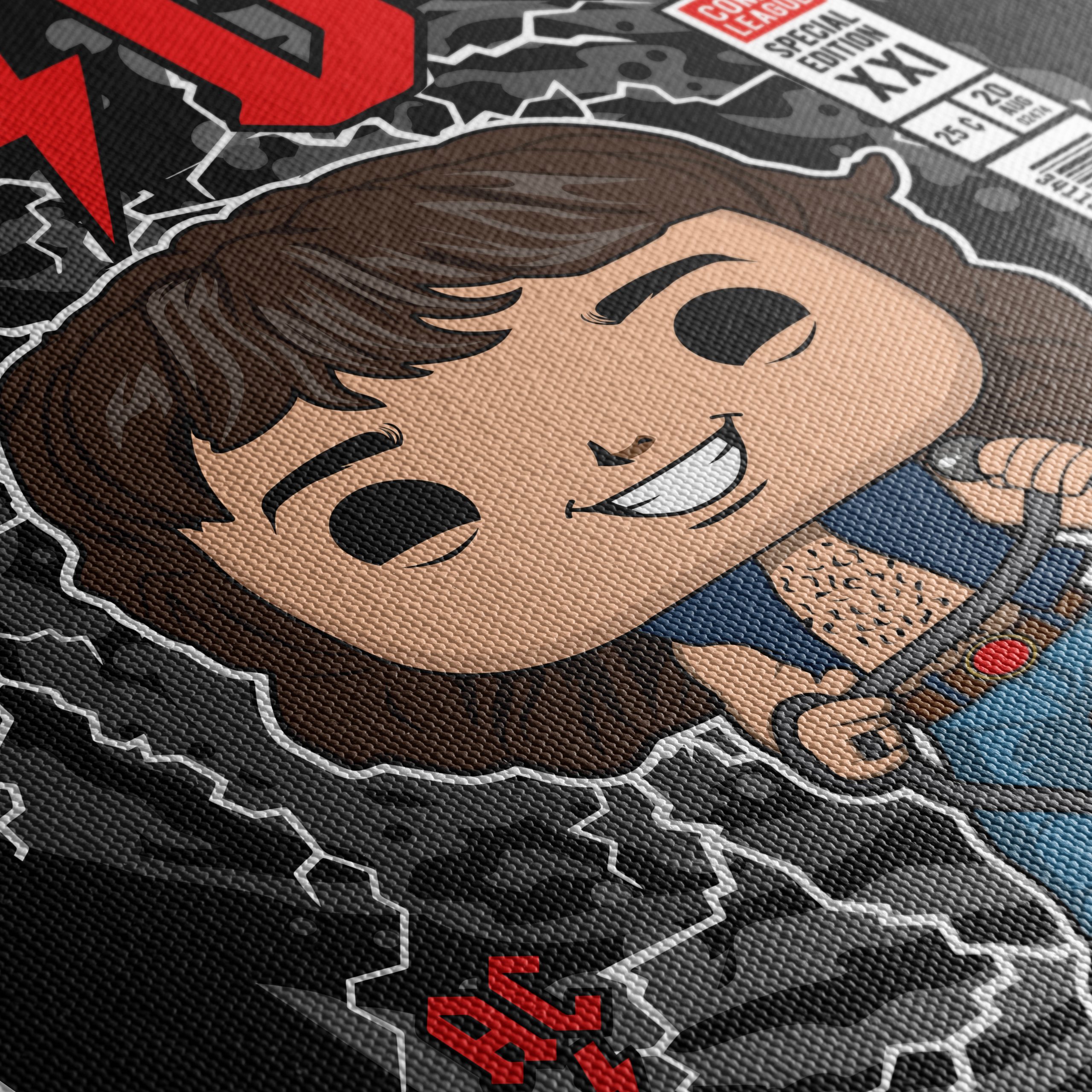Stylized Bon Scott AC/DC Funko Art - Image 5