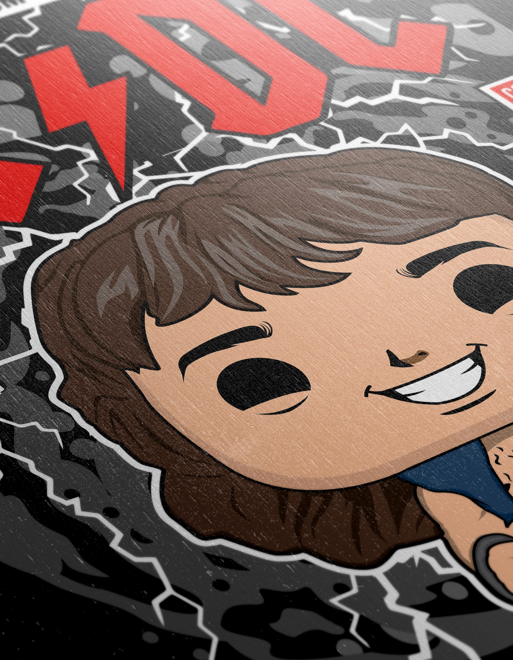Stylized Bon Scott AC/DC Funko Art - Image 12