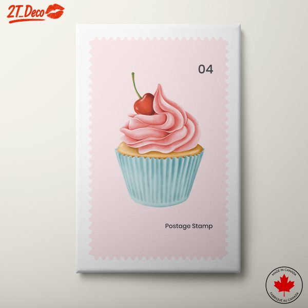 Adorable Cupcake Illustration Art