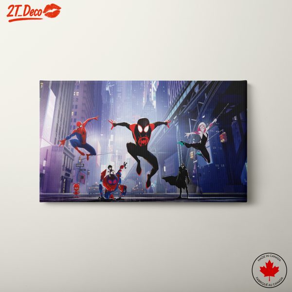 Dynamic Spider-Man Team Action Scene