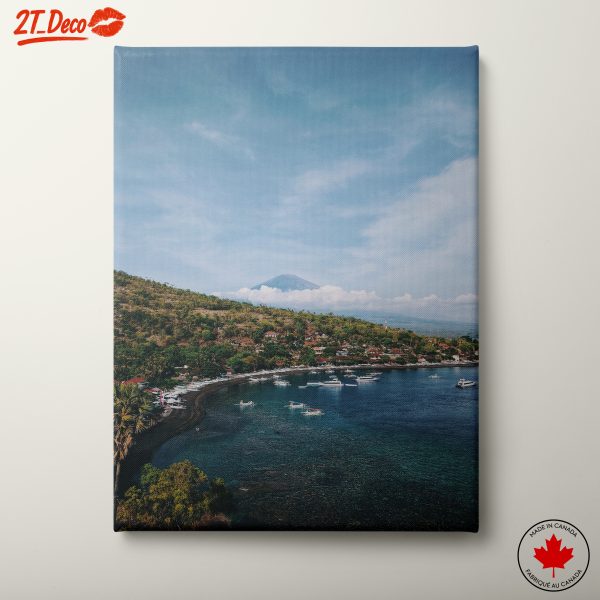 Breathtaking Coastal Landscape with Island