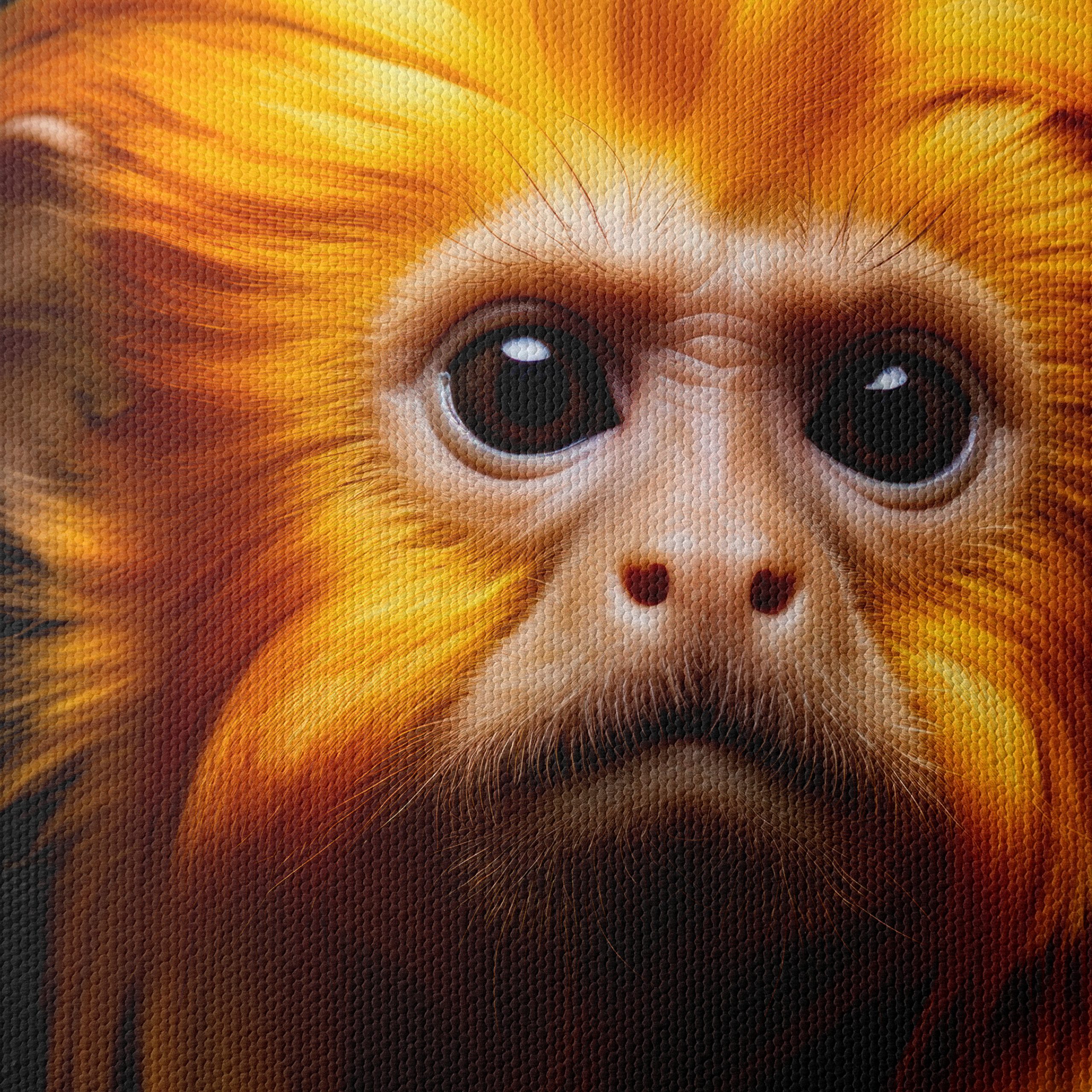 Vibrant Primate Portrait Wall Art - Image 4