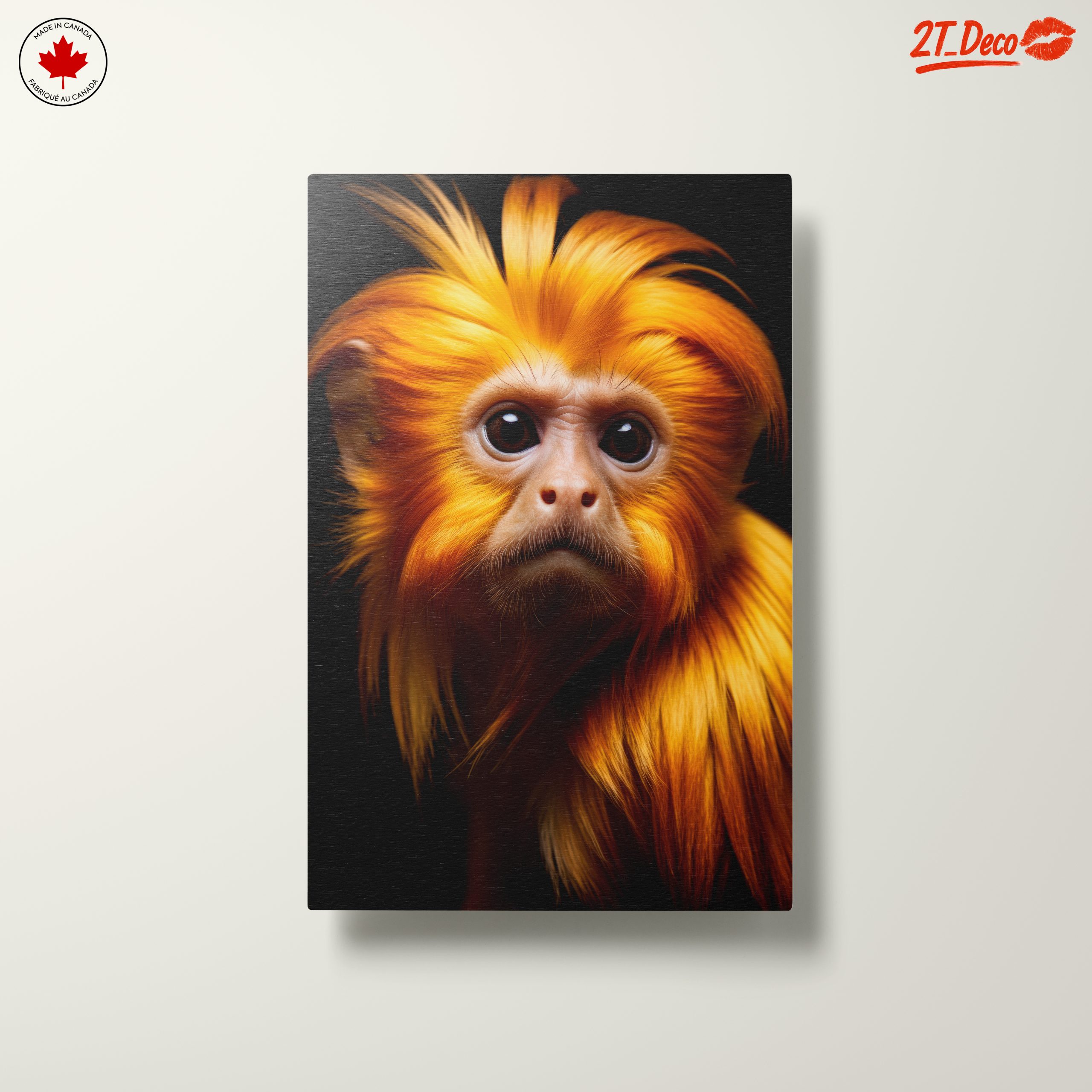 Vibrant Primate Portrait Wall Art - Image 10