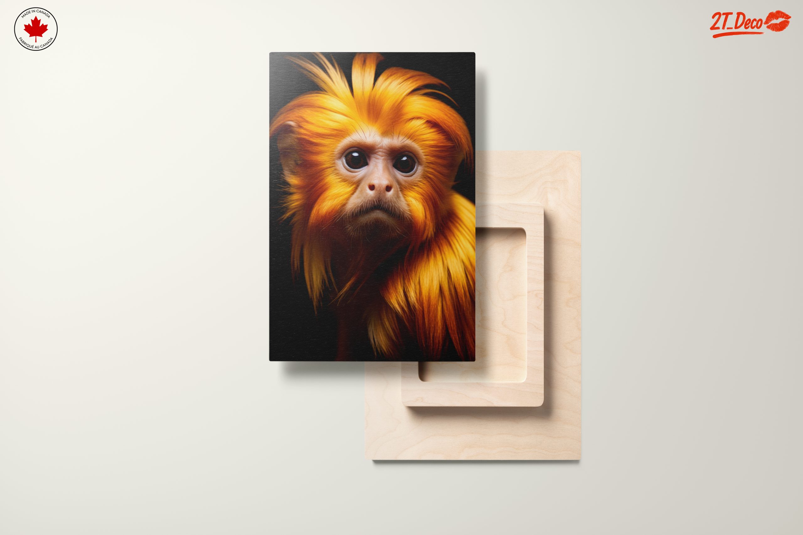 Vibrant Primate Portrait Wall Art - Image 11