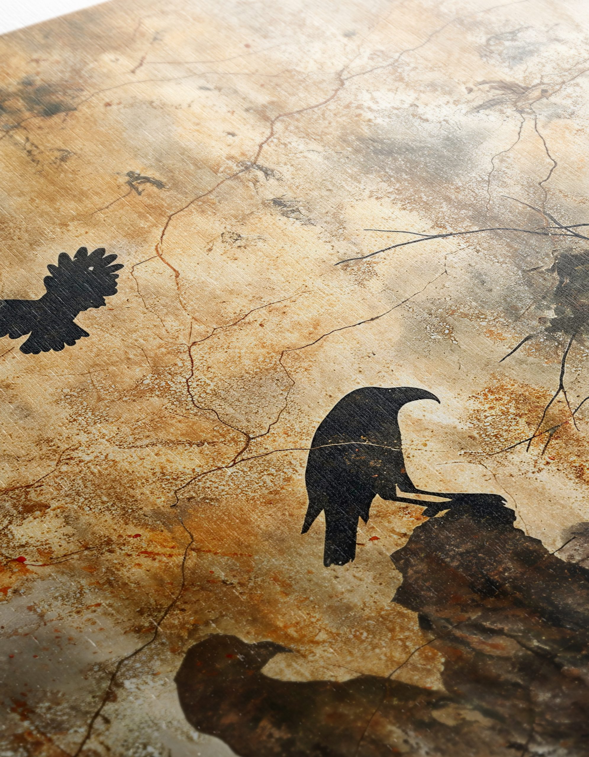 Silhouetted Animal Art in Abstract Style - Image 12