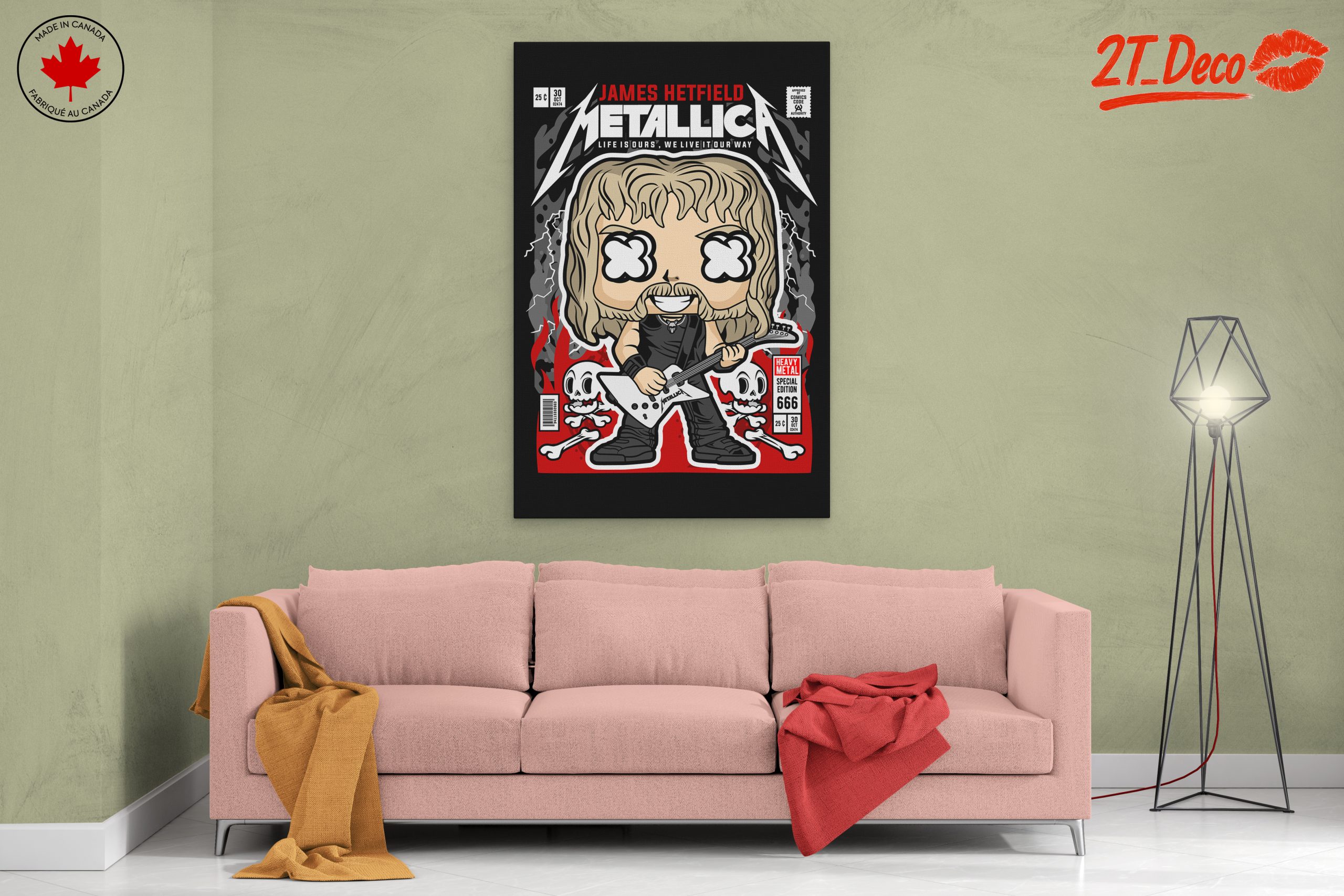 James Hetfield Character Illustration from Metallica - Image 2