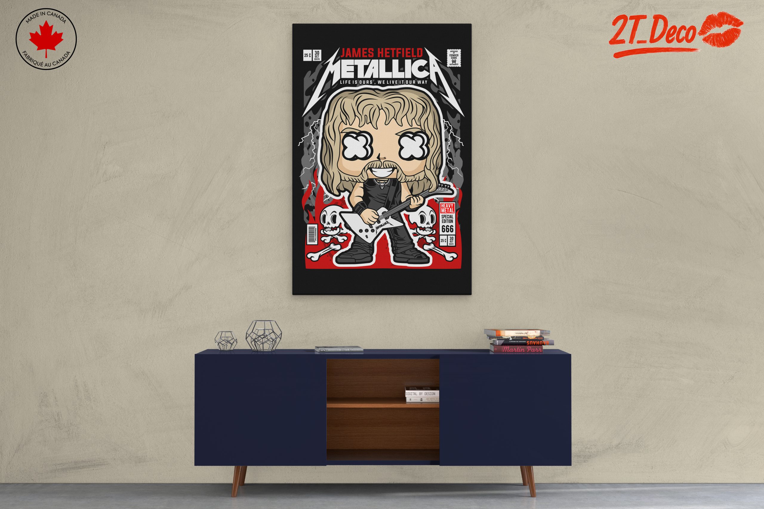 James Hetfield Character Illustration from Metallica - Image 3