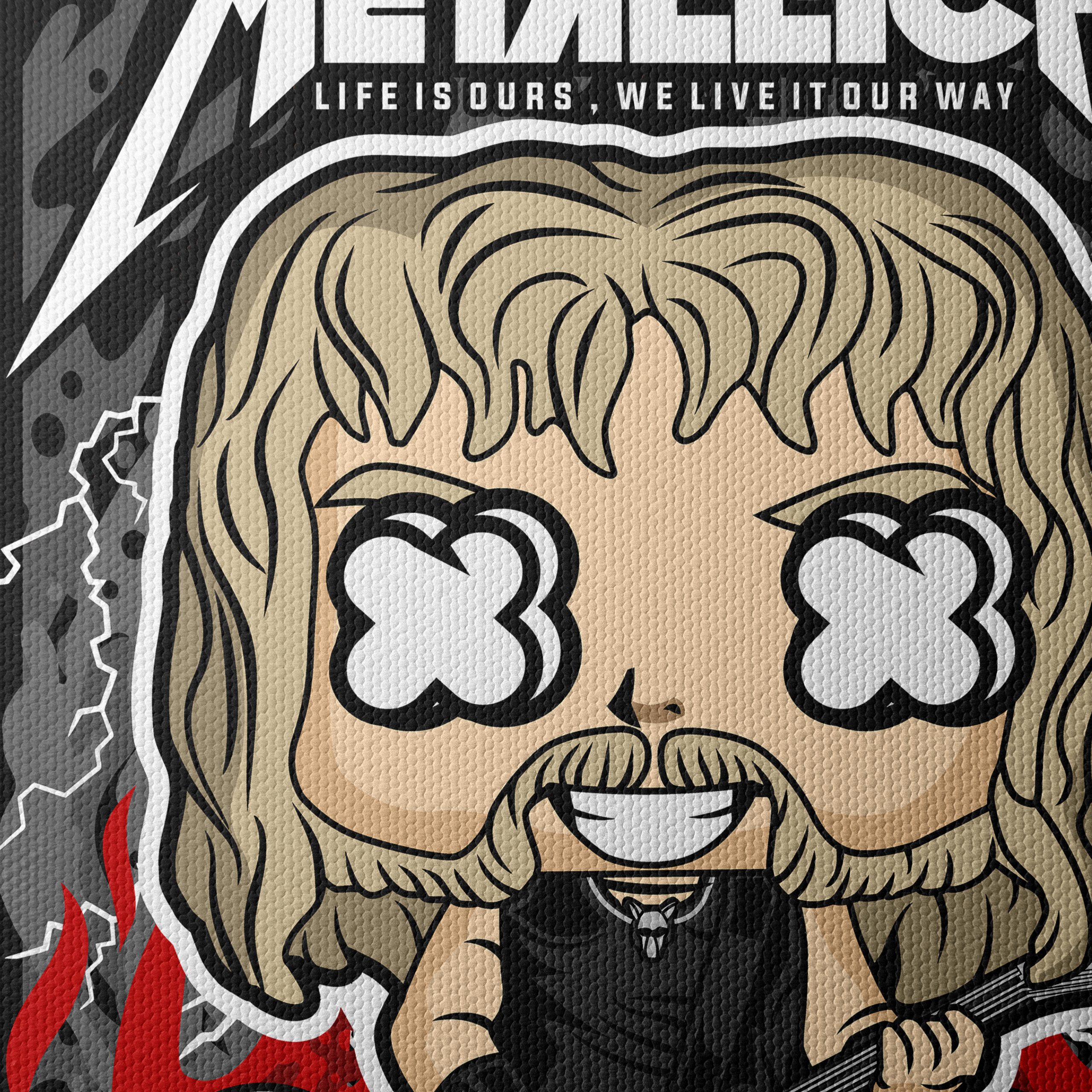 James Hetfield Character Illustration from Metallica - Image 4