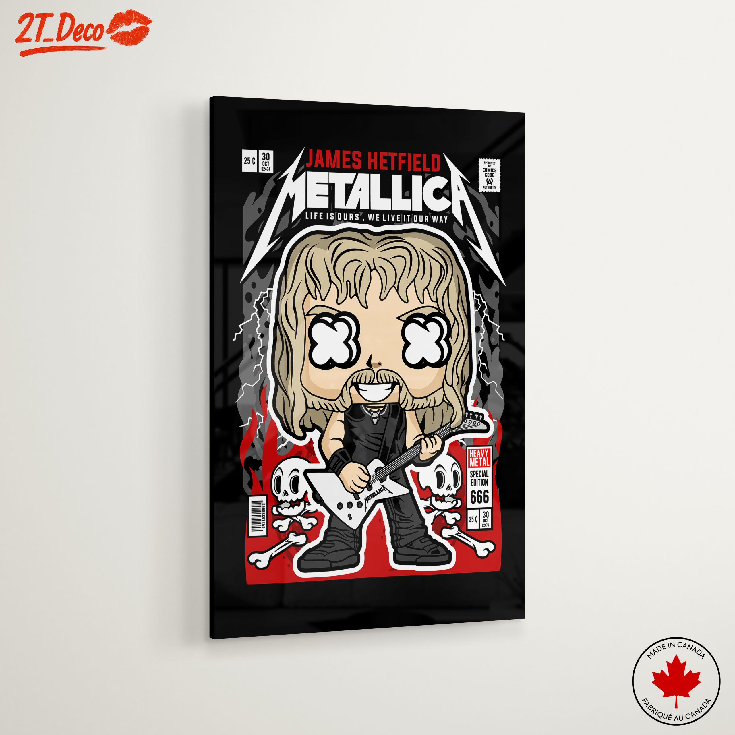 James Hetfield Character Illustration from Metallica - Image 6