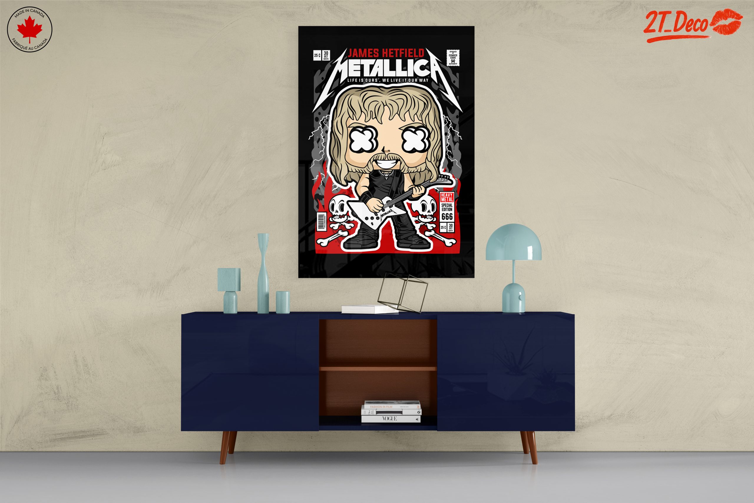 James Hetfield Character Illustration from Metallica - Image 8
