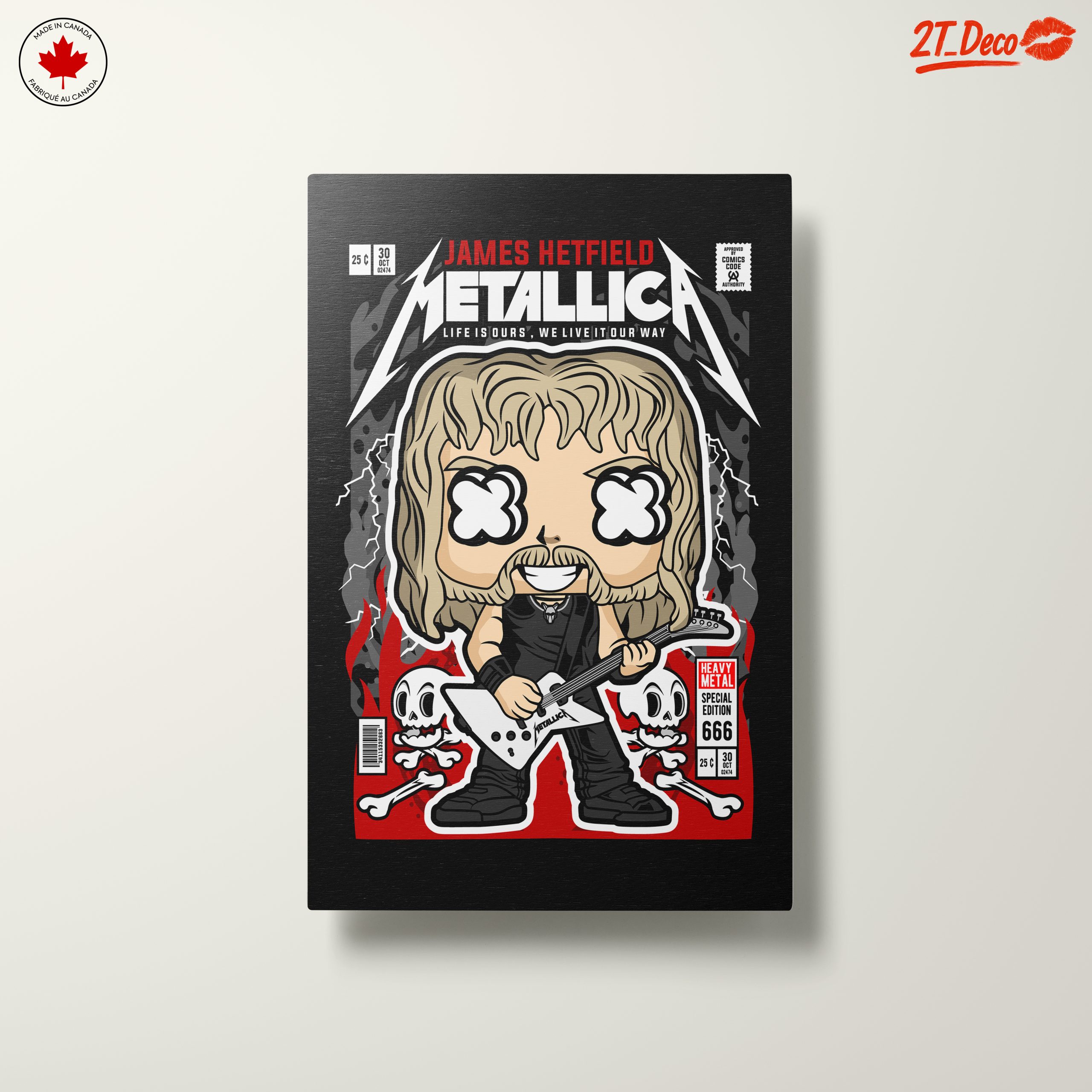 James Hetfield Character Illustration from Metallica - Image 10