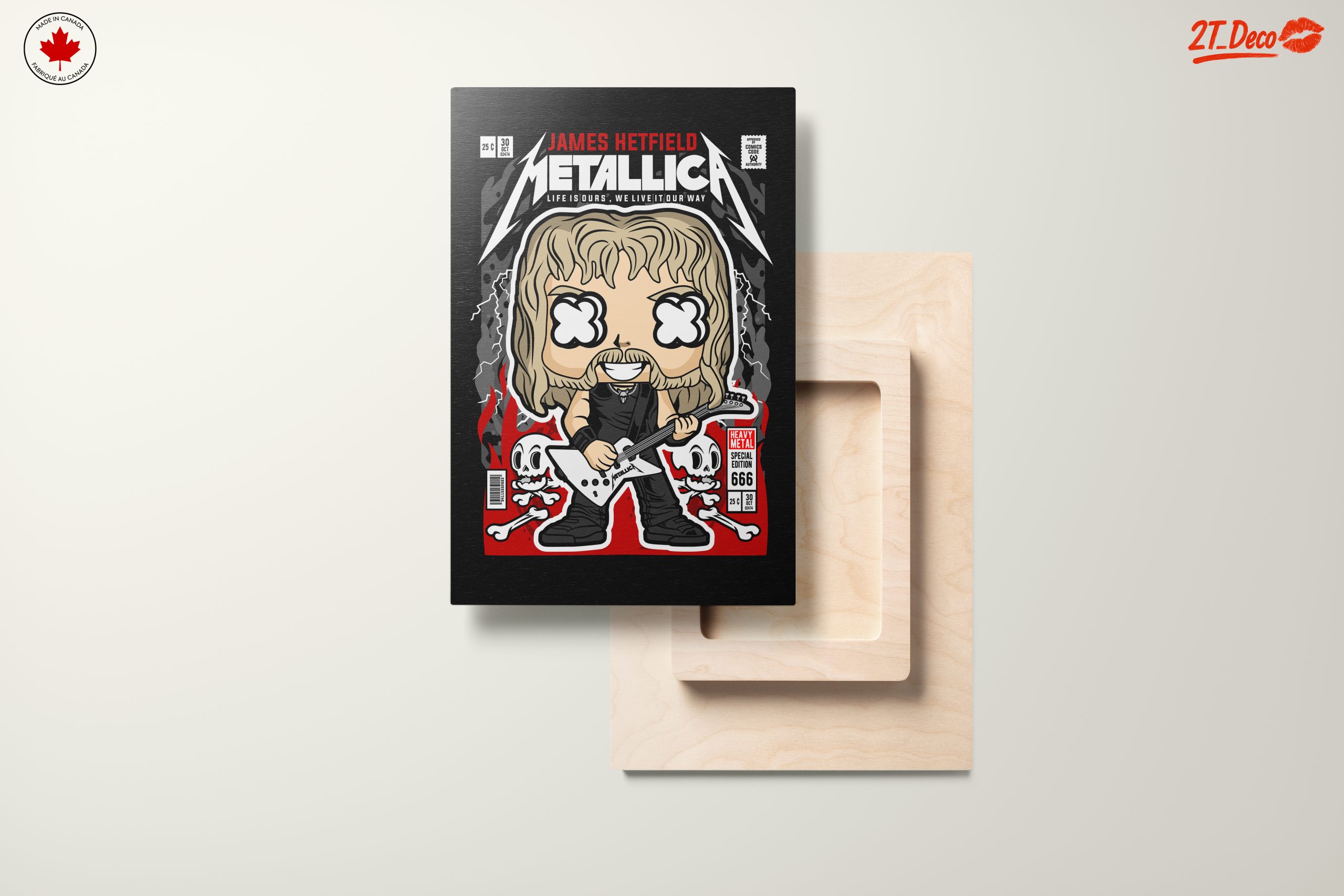 James Hetfield Character Illustration from Metallica - Image 11