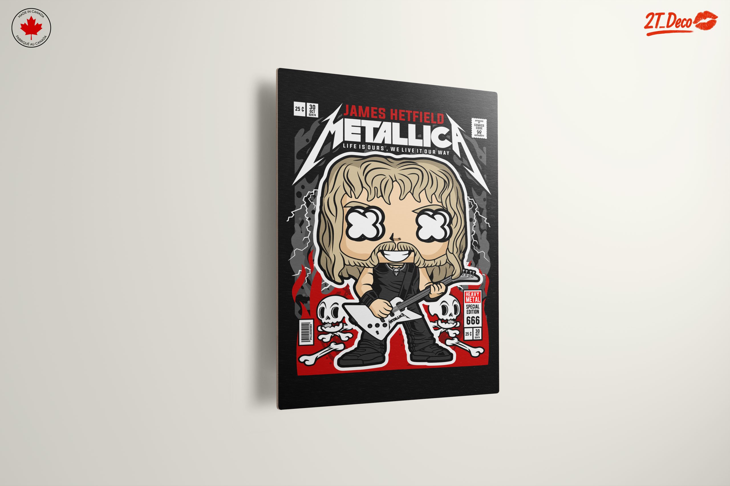 James Hetfield Character Illustration from Metallica - Image 13