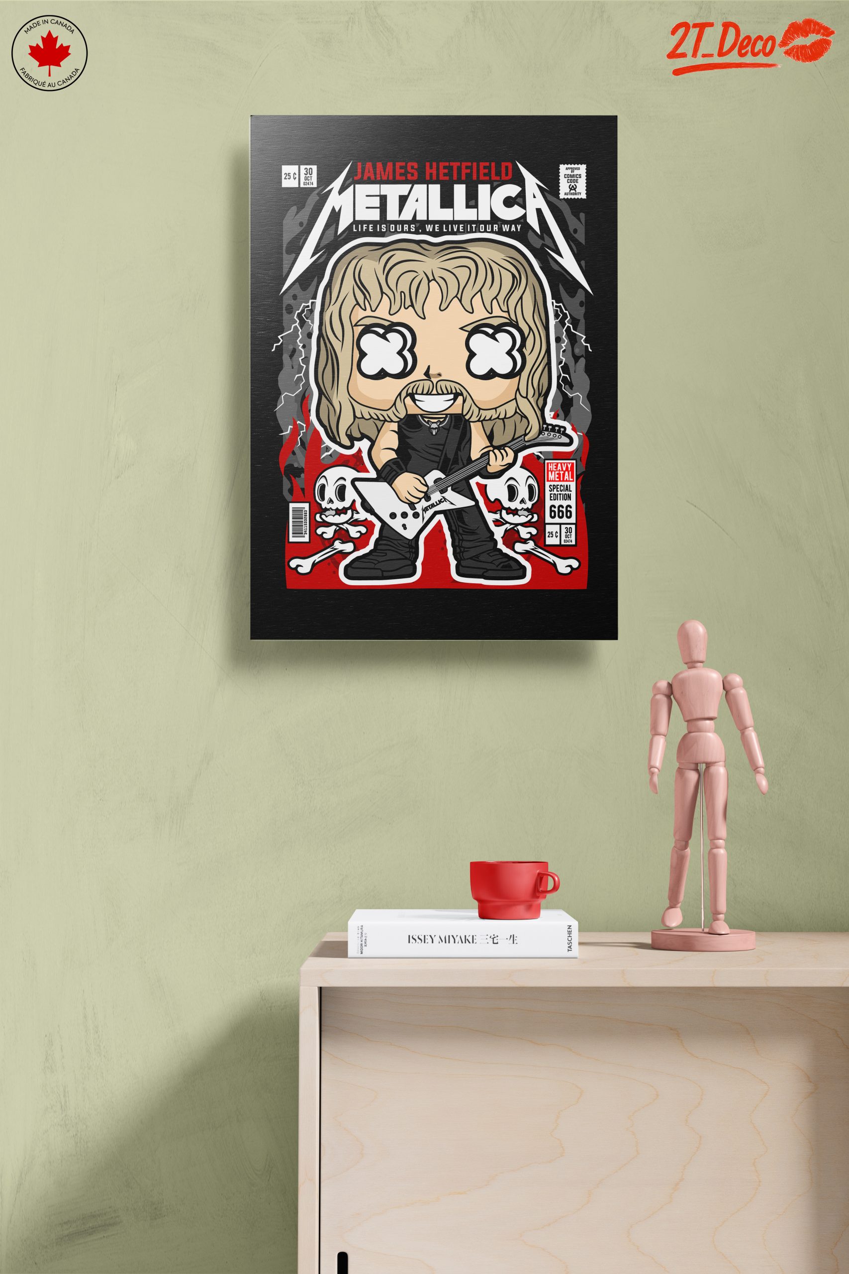 James Hetfield Character Illustration from Metallica - Image 14