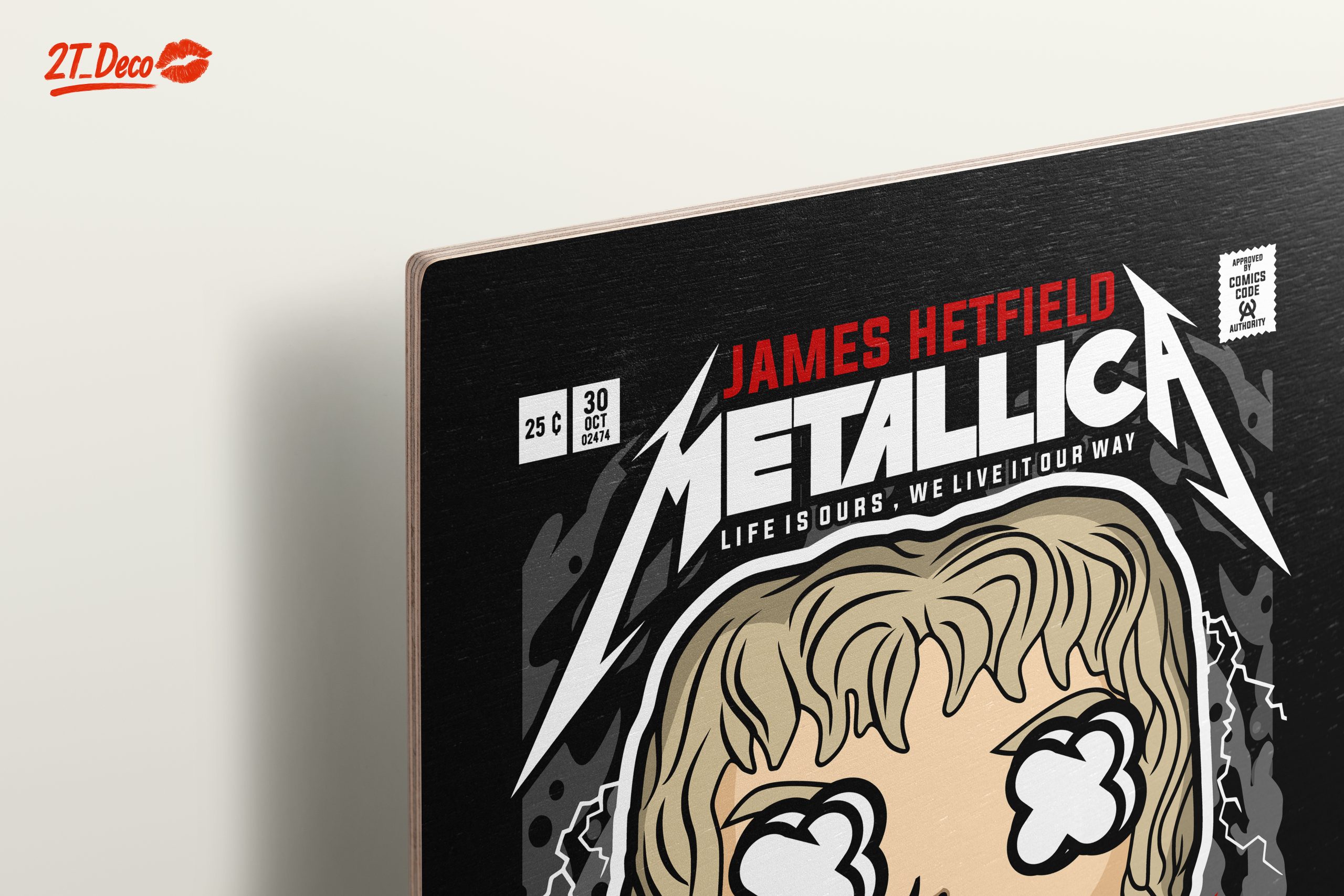 James Hetfield Character Illustration from Metallica - Image 15