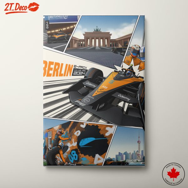 Berlin E-Prix 2024 Formula E Race Artwork