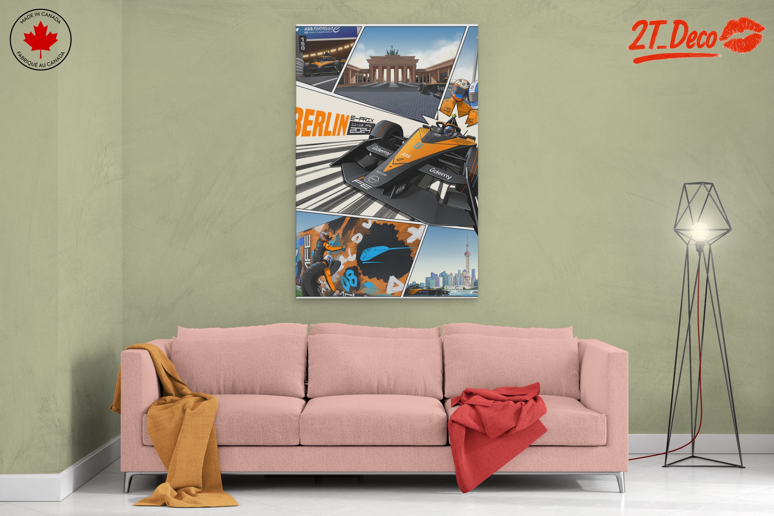 Berlin E-Prix 2024 Formula E Race Artwork - Image 2