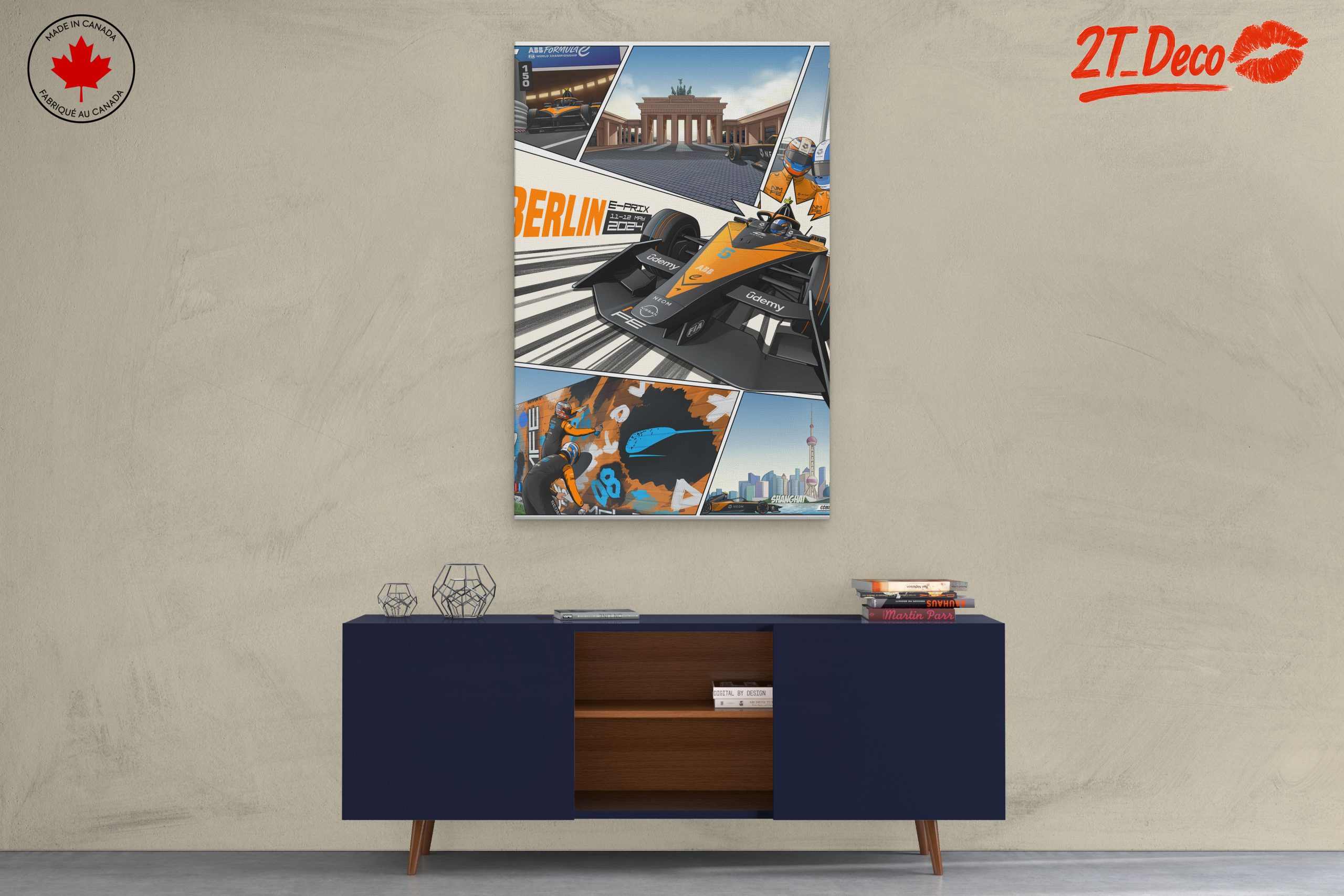 Berlin E-Prix 2024 Formula E Race Artwork - Image 3