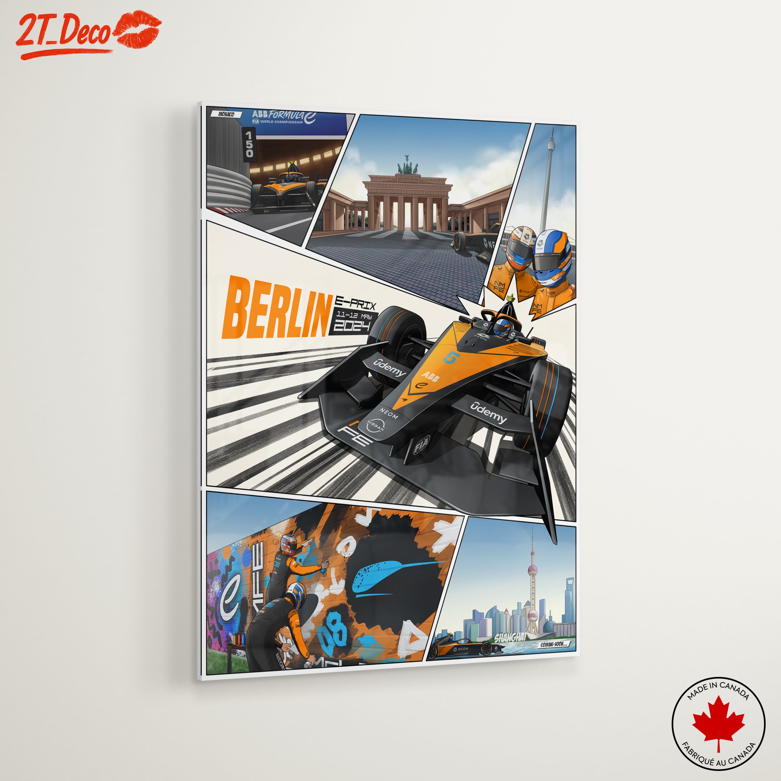 Berlin E-Prix 2024 Formula E Race Artwork - Image 6