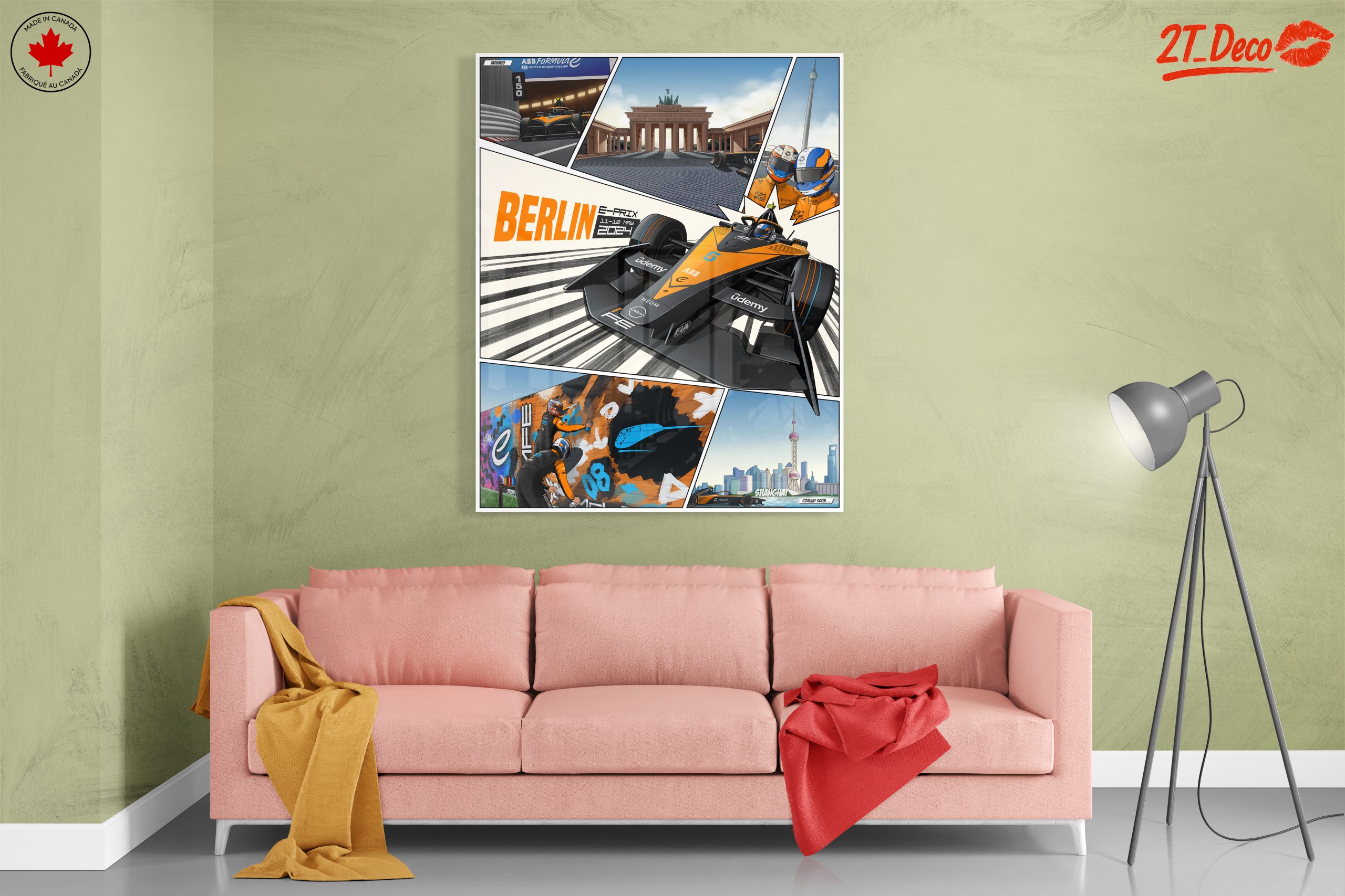 Berlin E-Prix 2024 Formula E Race Artwork - Image 7