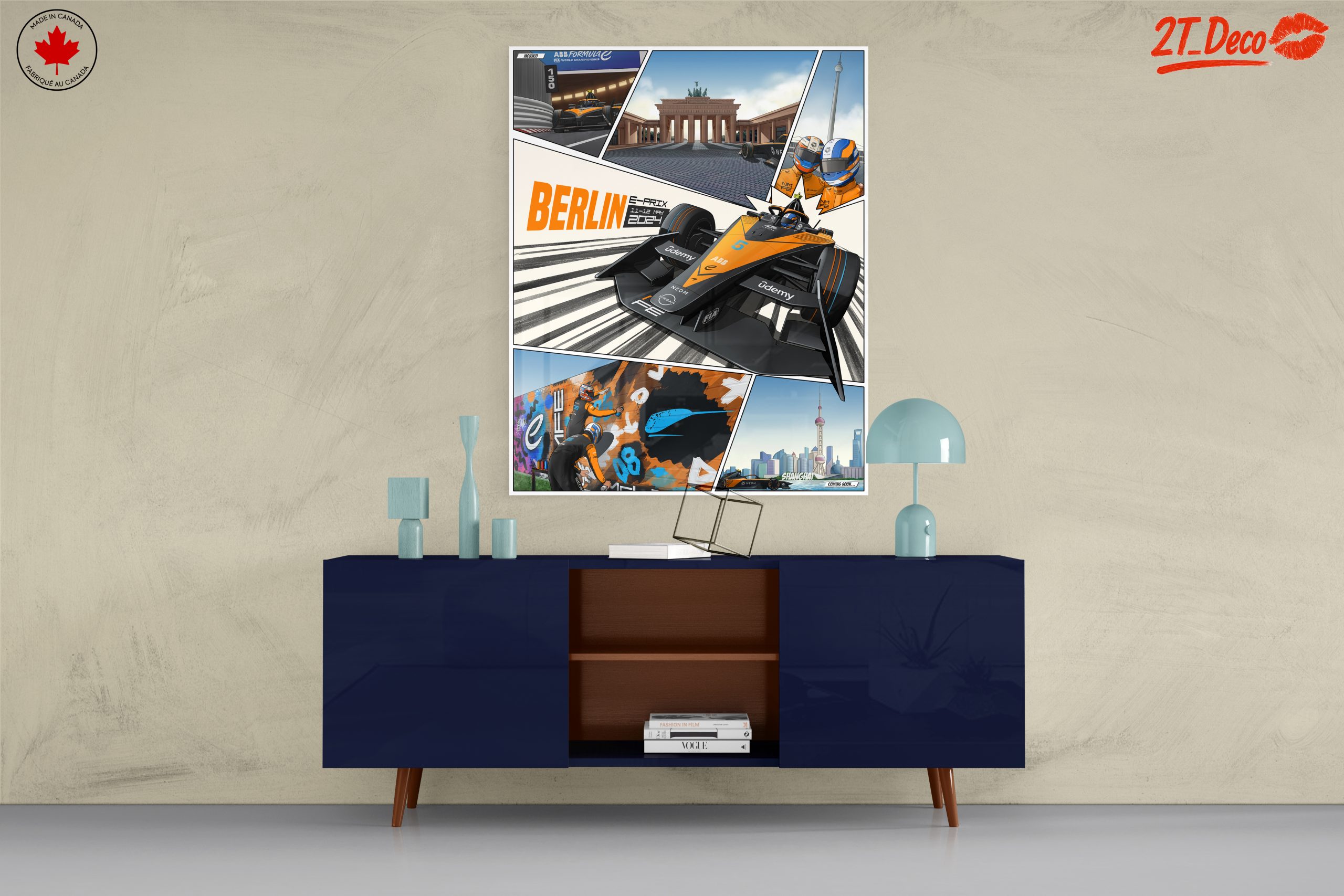 Berlin E-Prix 2024 Formula E Race Artwork - Image 8