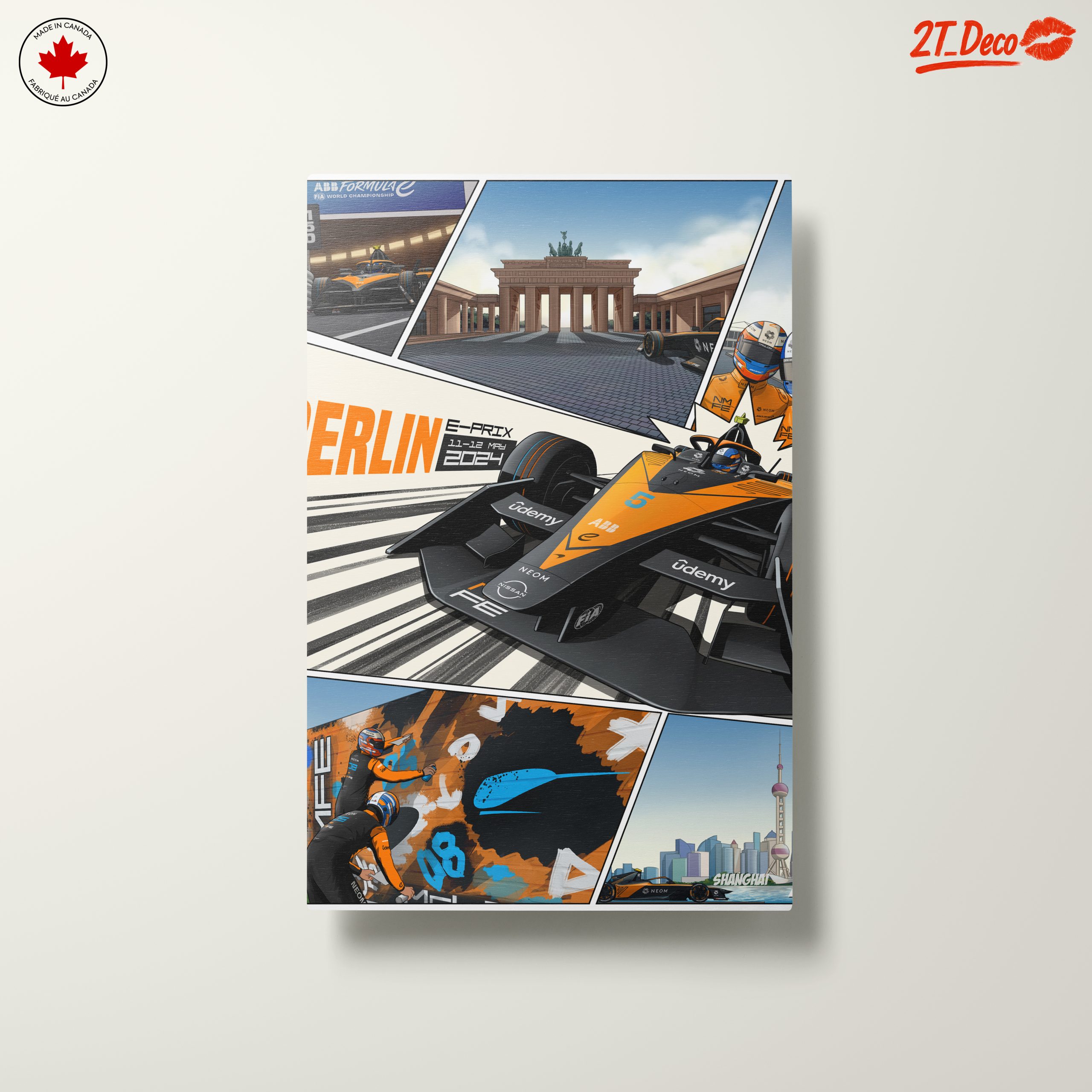 Berlin E-Prix 2024 Formula E Race Artwork - Image 10