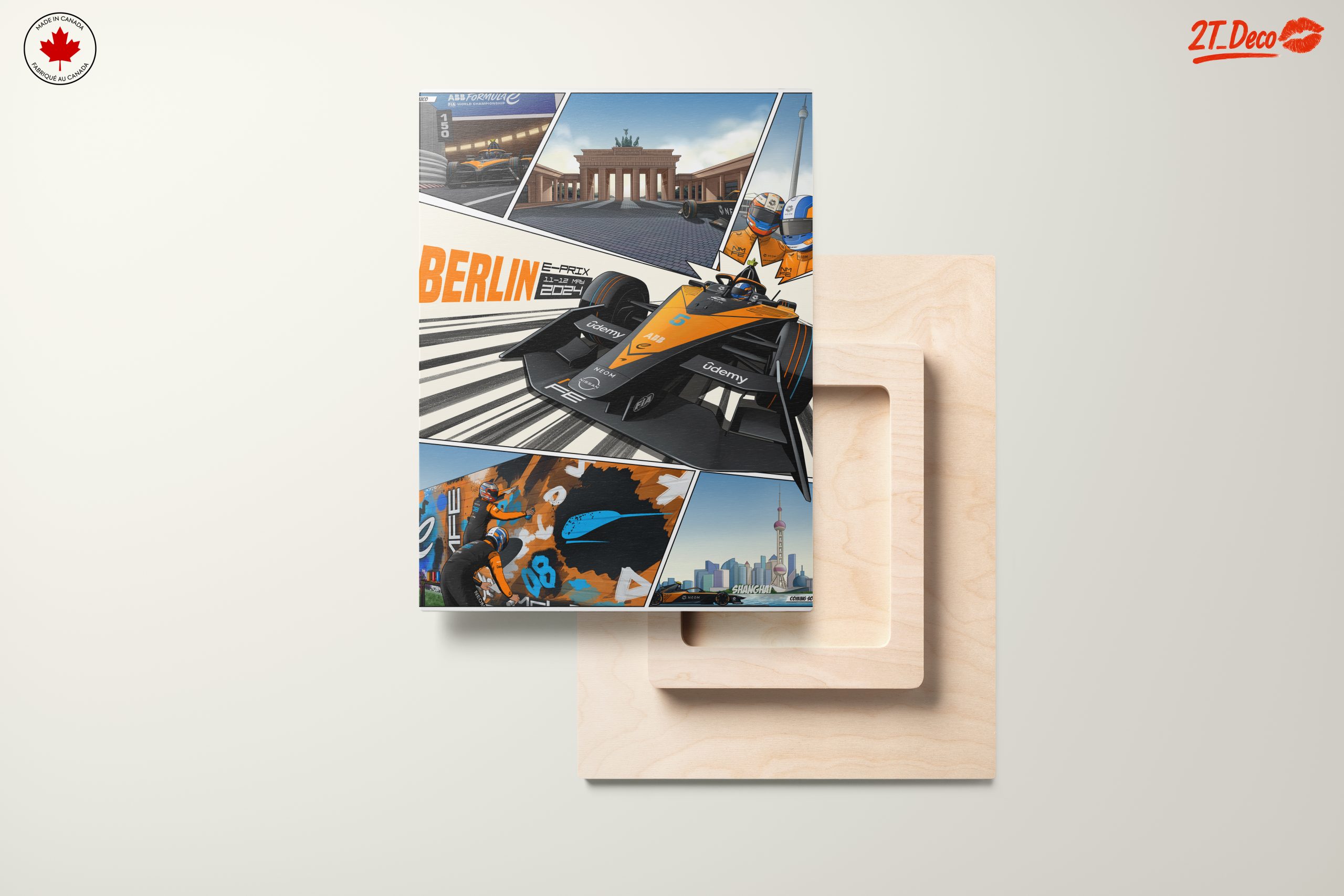 Berlin E-Prix 2024 Formula E Race Artwork - Image 11