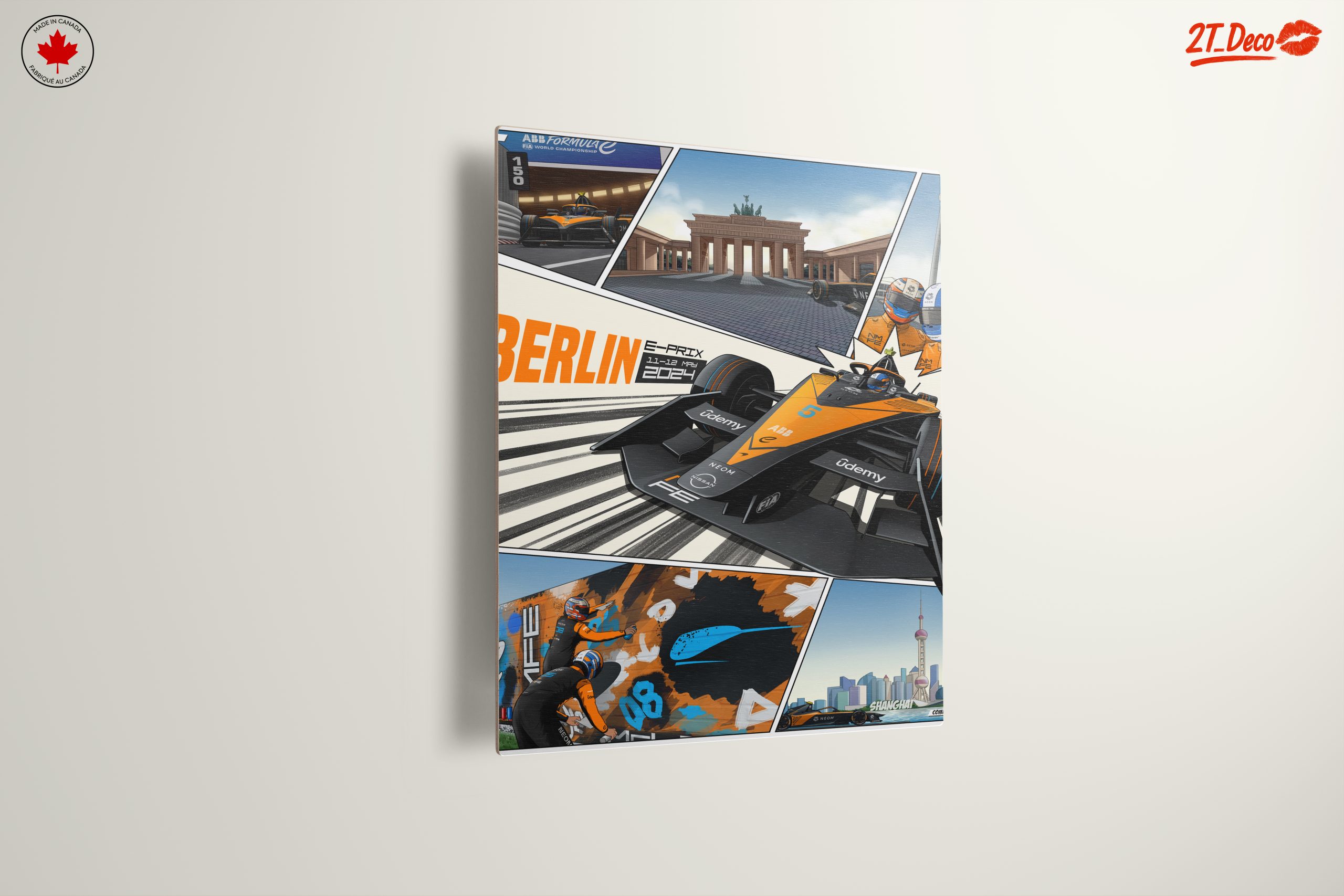 Berlin E-Prix 2024 Formula E Race Artwork - Image 13