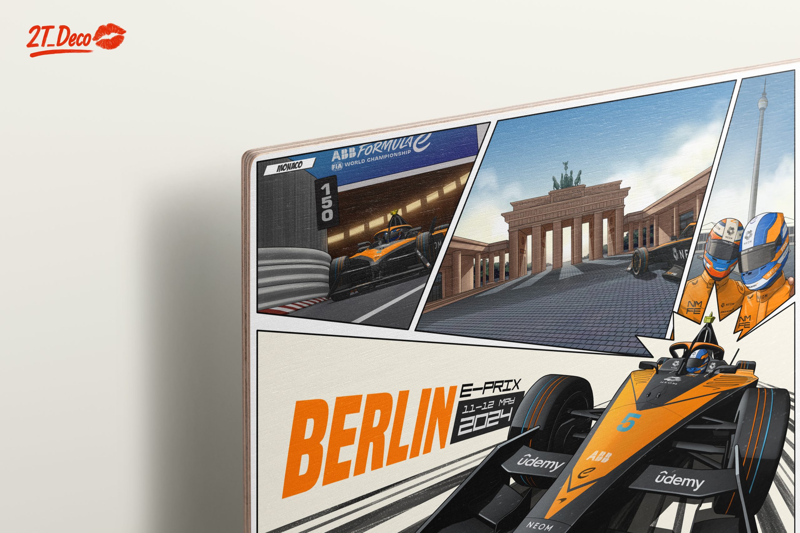 Berlin E-Prix 2024 Formula E Race Artwork - Image 15
