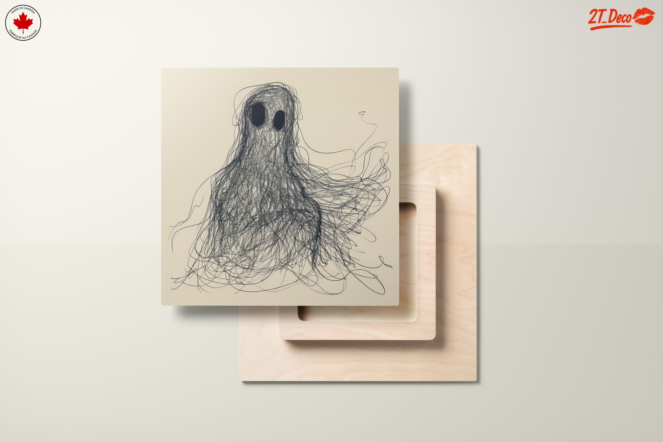 Whimsical Ghost Illustration with Character - Image 11