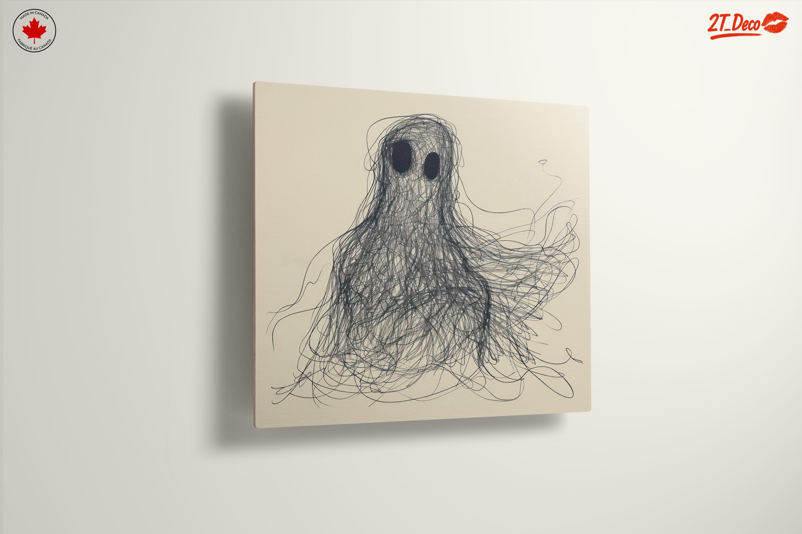 Whimsical Ghost Illustration with Character - Image 13