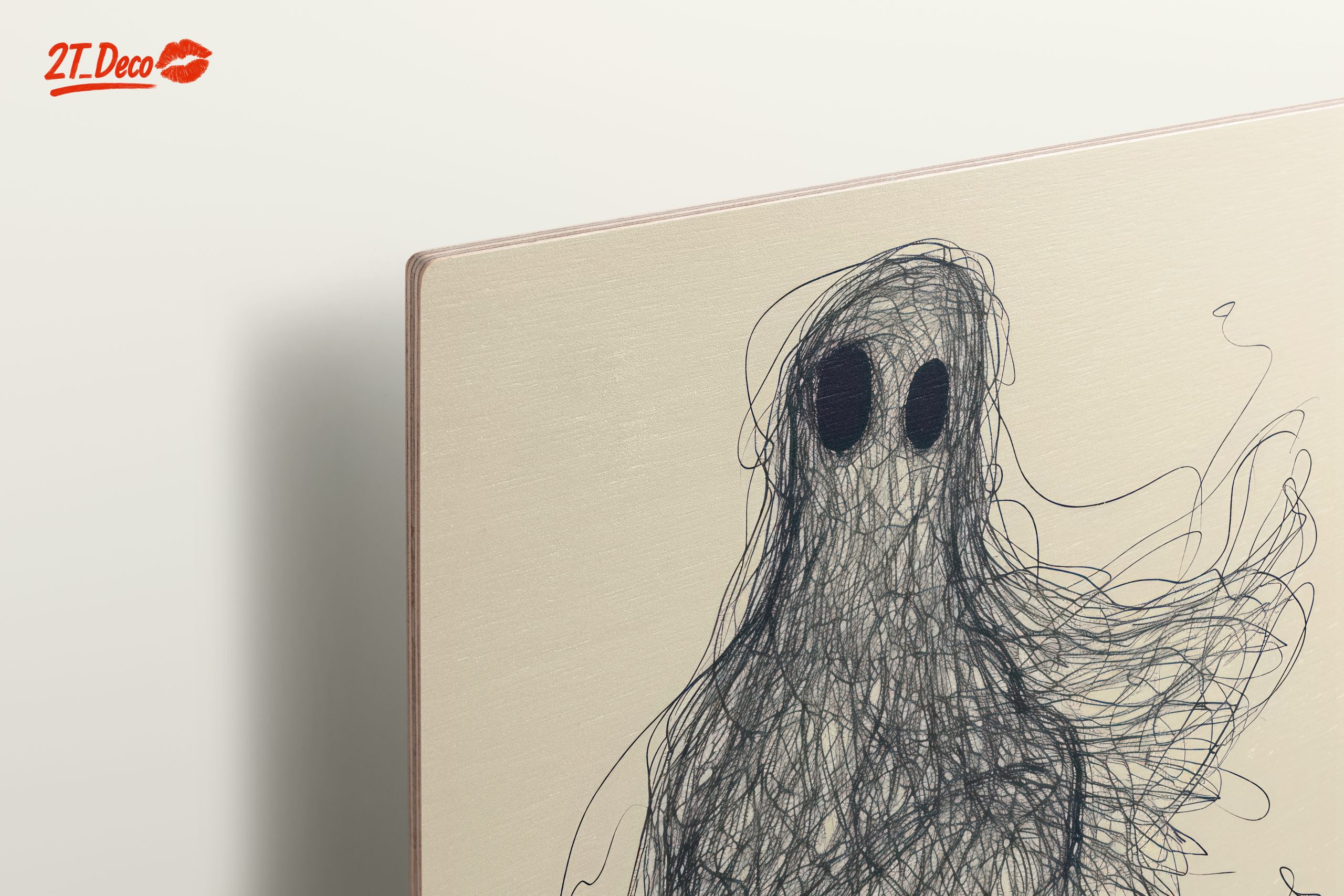 Whimsical Ghost Illustration with Character - Image 15