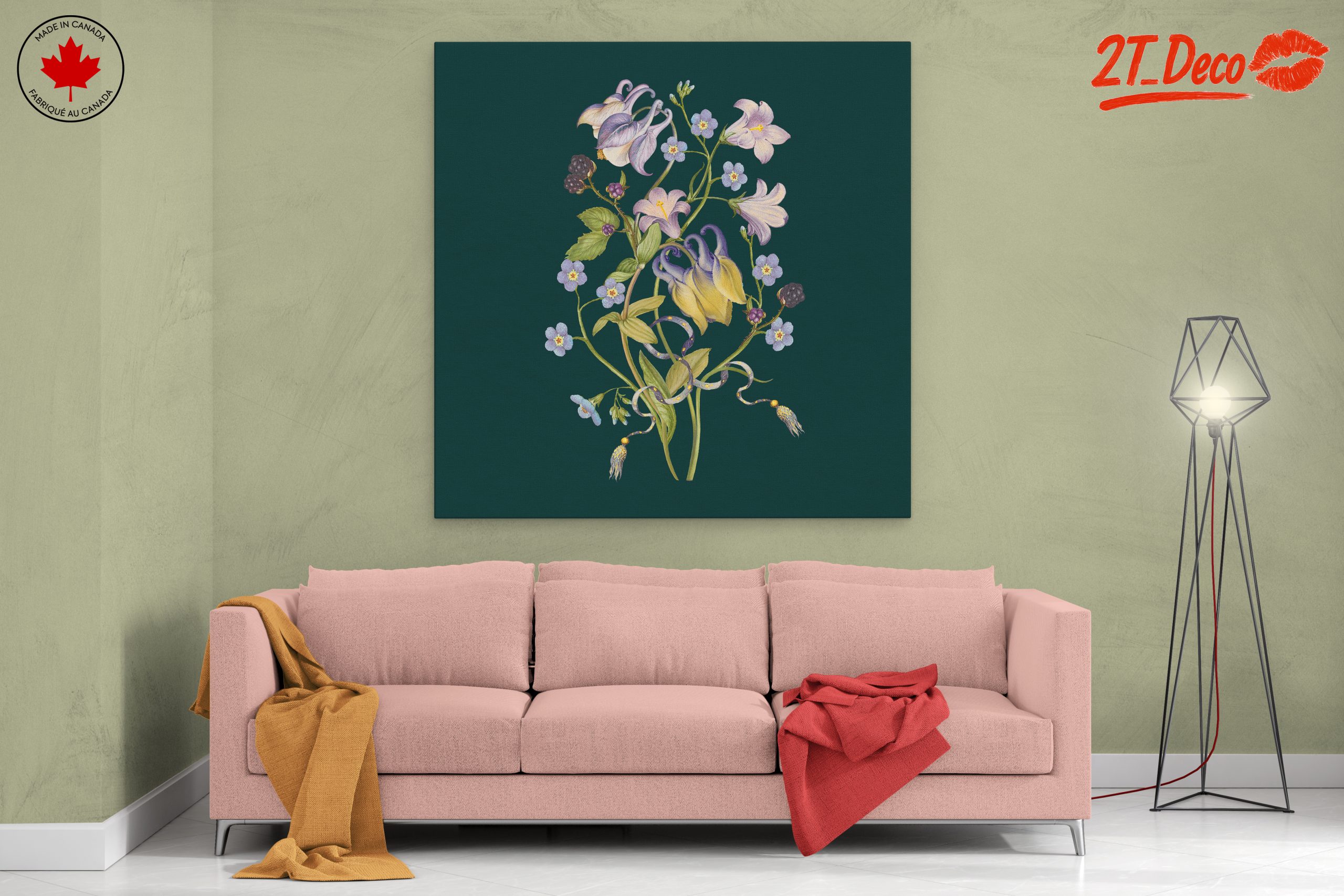 Delicate Botanical Leaf Illustration - Image 2