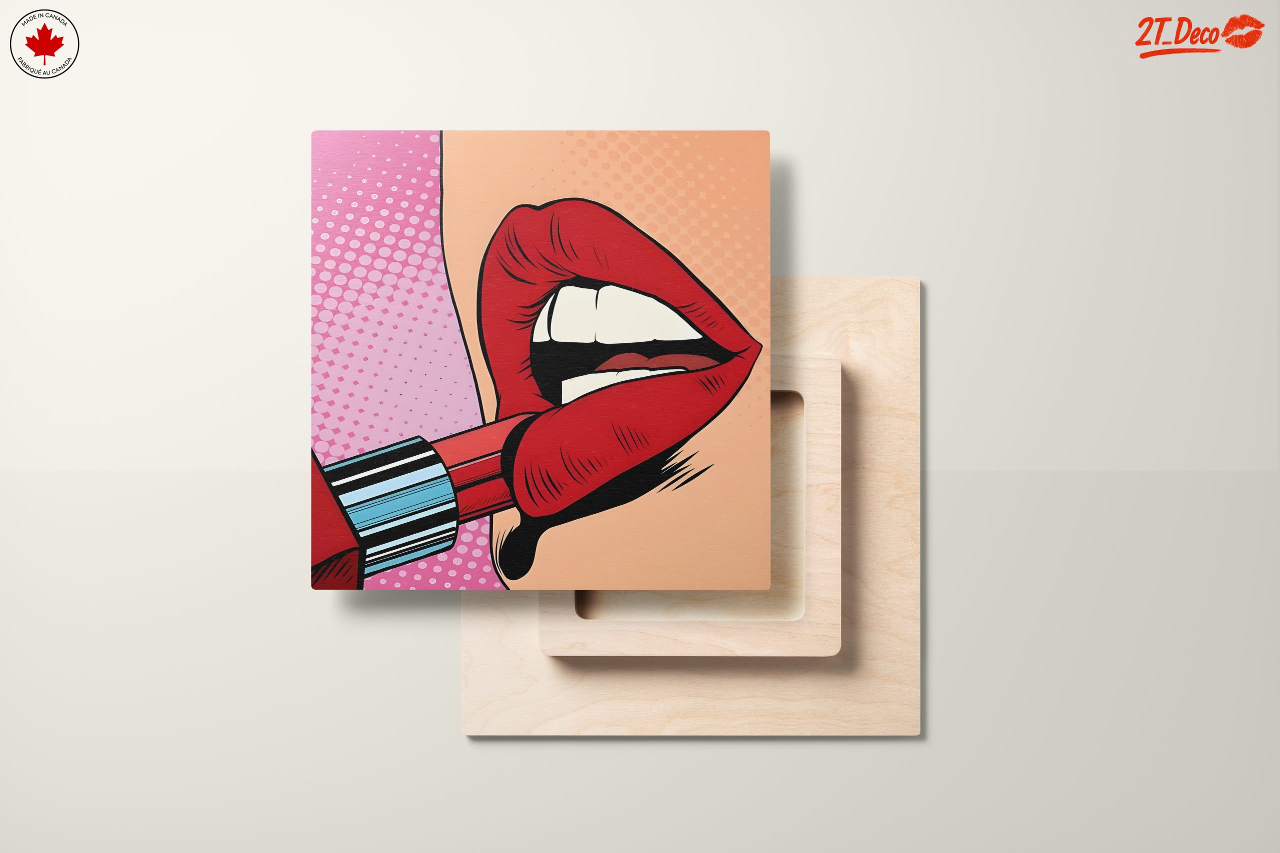Bold Pop Art Lipstick and Lips - Image 11